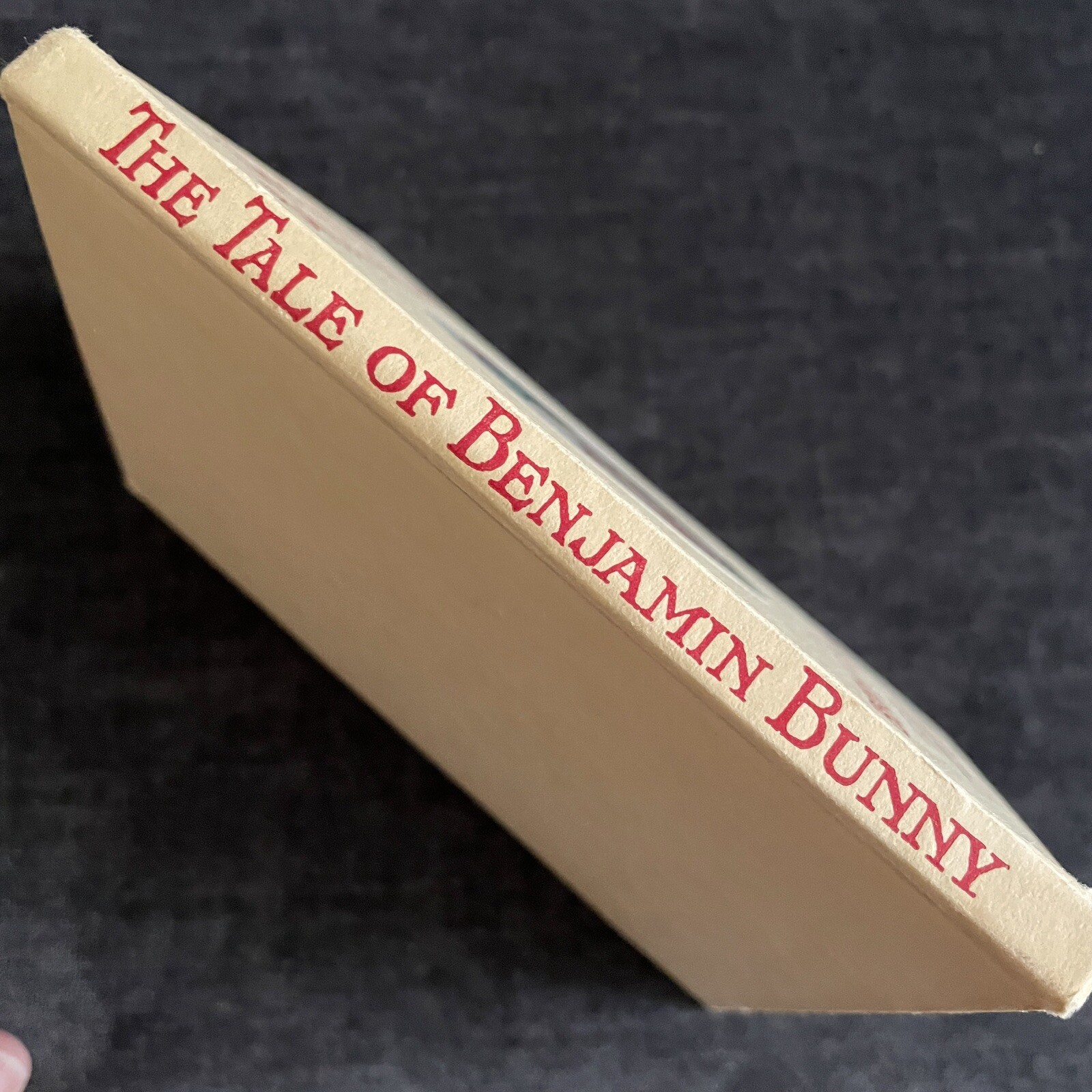 The Tale of Benjamin Bunny Beatrix Potter Hardcover Children’s Book Beige Cover