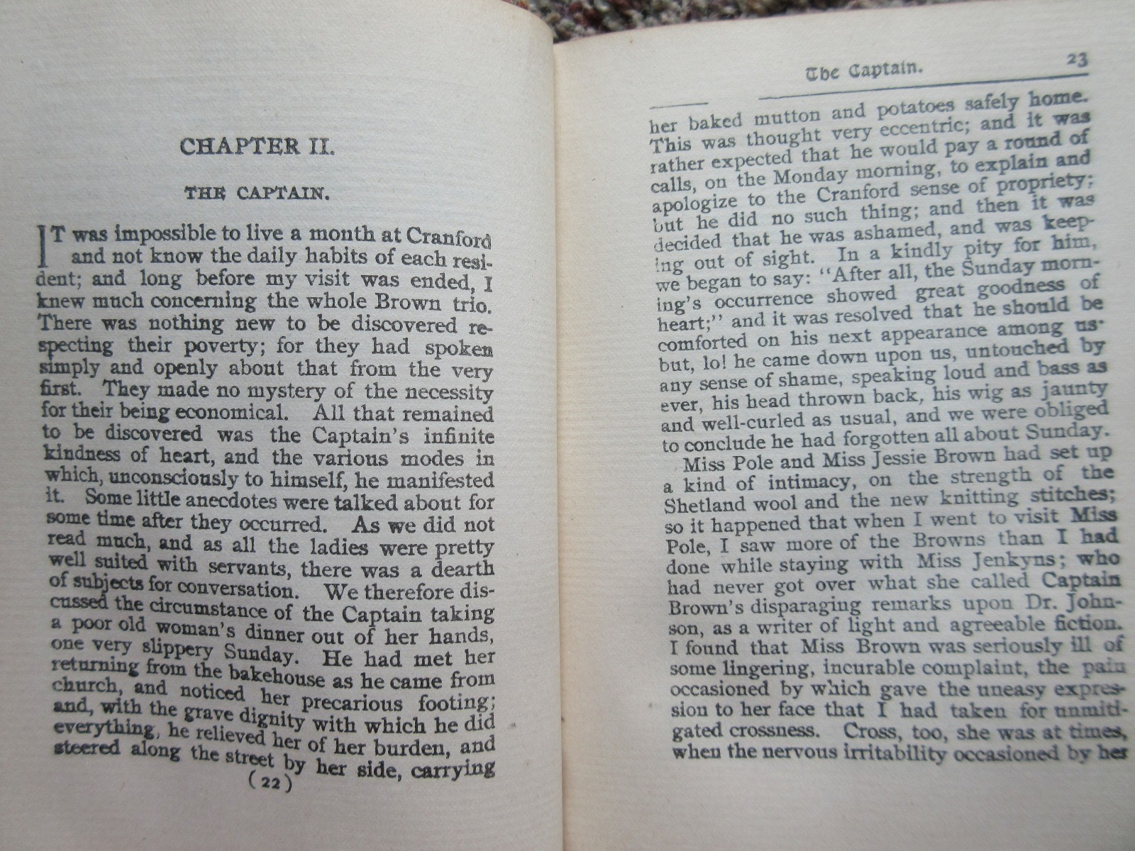 Cranford by Mrs. E. C. Gaskell Hardcover Henry Altemus Philadelphia