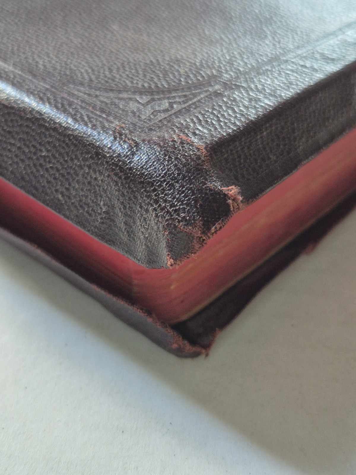 Holy Bible Self Pronouncing 1940s Black Face Type KJV National Bible Press