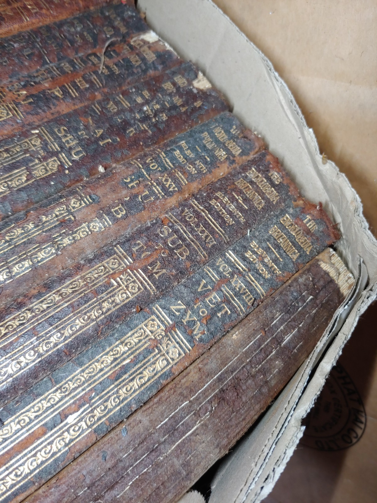 Encyclopedia Britannica 11th Edition Leather Bound 1910-1911 Set Of 28