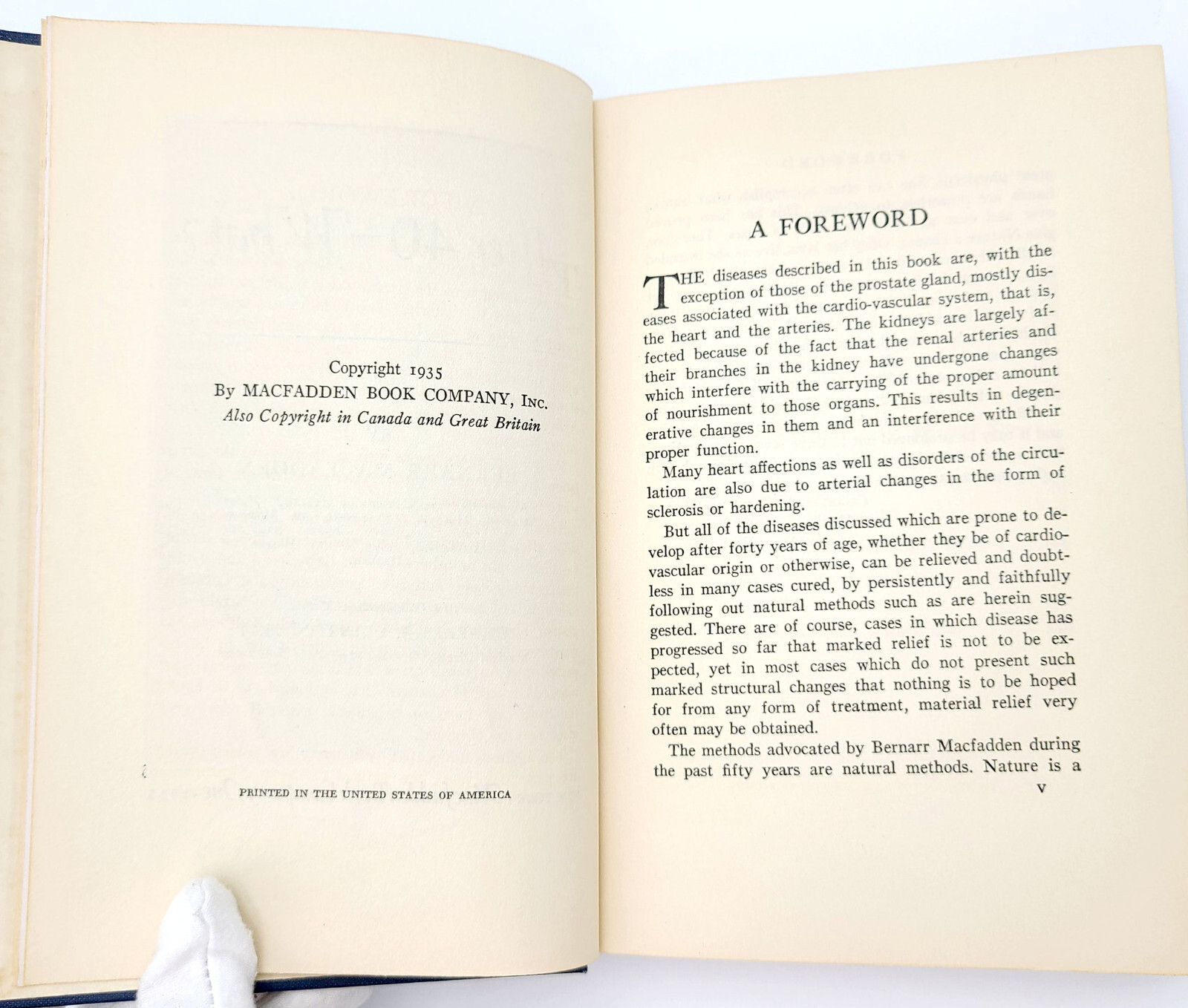 After 40-What? 1935 Bernarr Macfadden ~ a rare copy