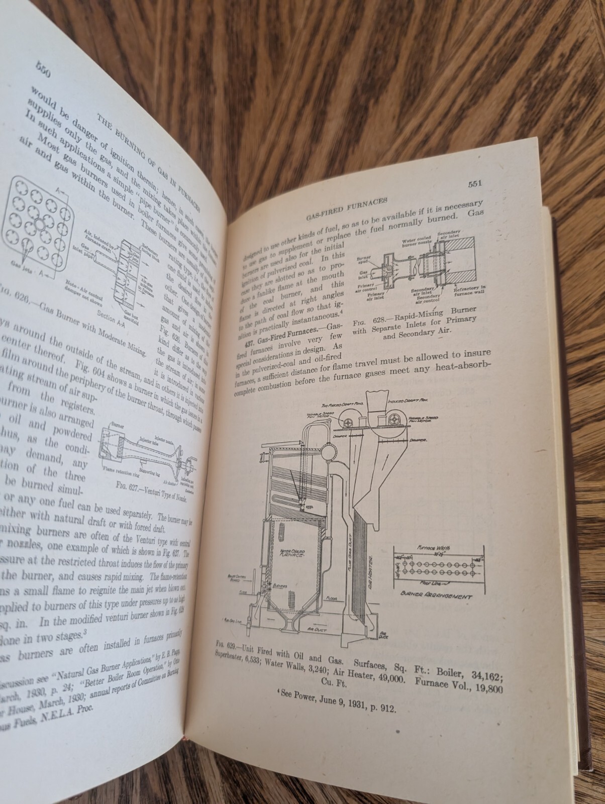 1933 Book Heat-Power Engineering PARTS 1 &2 Barnard, Ellenwood, Hirshfeld