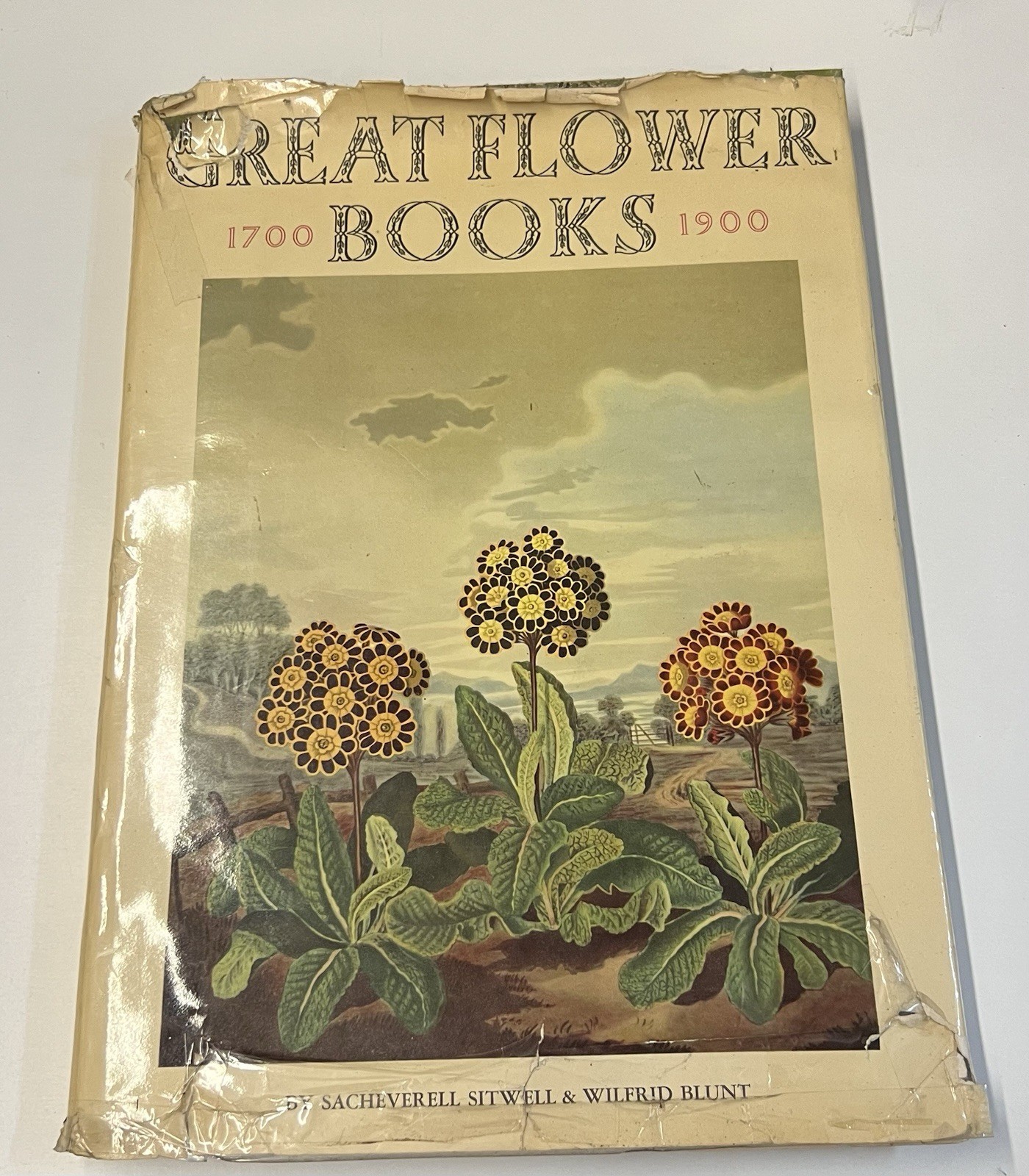 Great Flower Books 1700 1900 1956 hardcover book 1st edition dust jacket