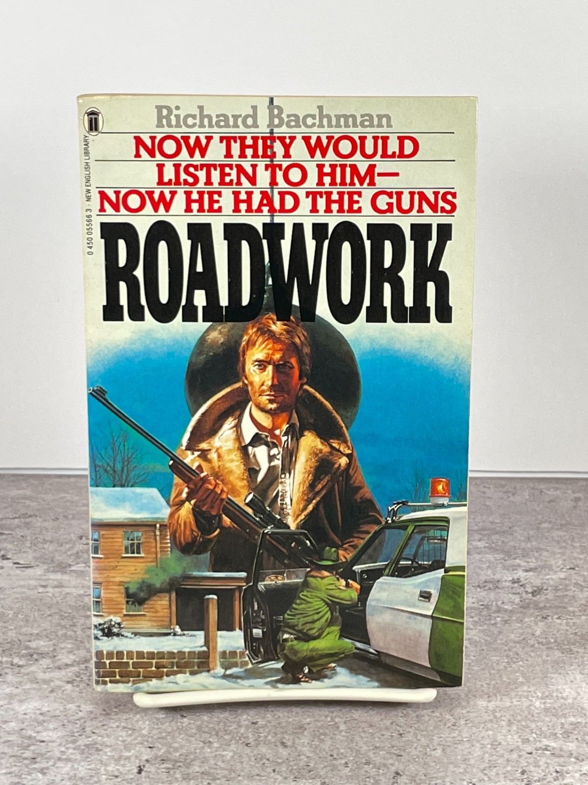 ROADWORK by Richard Bachman Stephen King (UK 1st / 1st NEL 1983) VERY GOOD