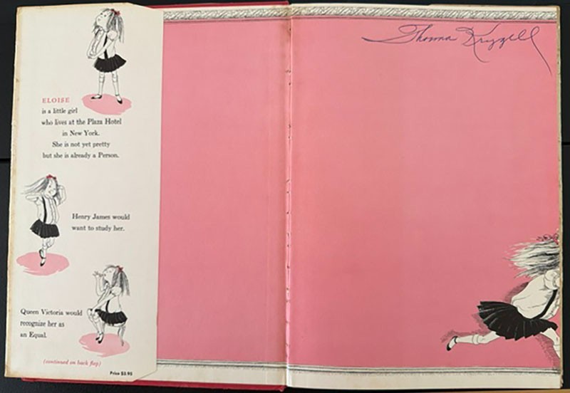 1955 ELOISE 1st Edition; Kay Thompson, Hilary Knight; New York, Plaza Hotel