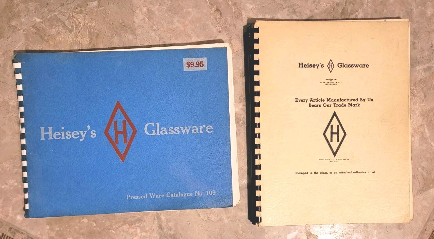 (2) THE HEISEY DISPATCH HEISEY’S GLASSWARE – 1967 Virginia McLean + Catalog 109