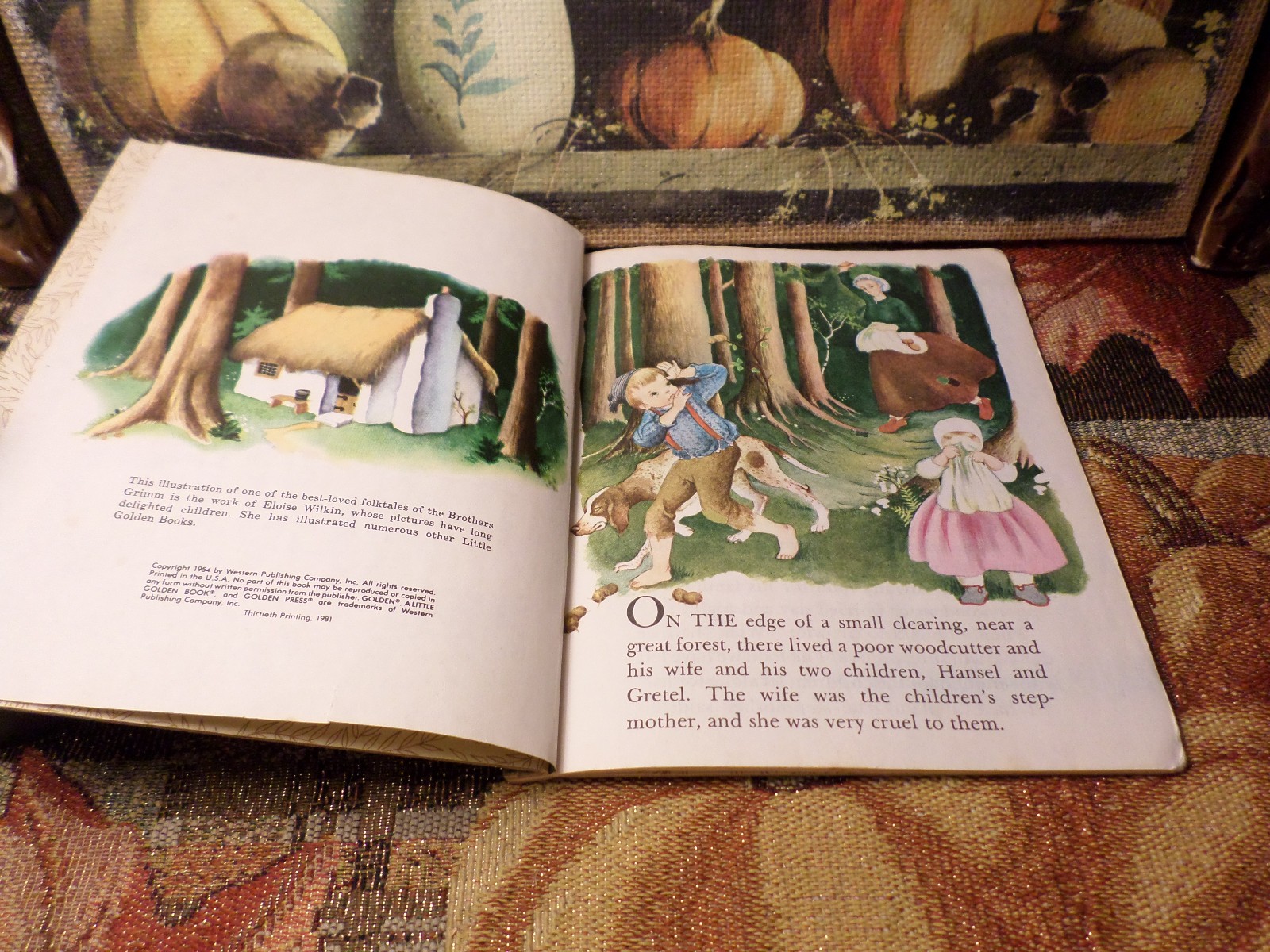 Hansel and Gretel (Little Golden Book) 1981 The Brothers Grimm Hardcover