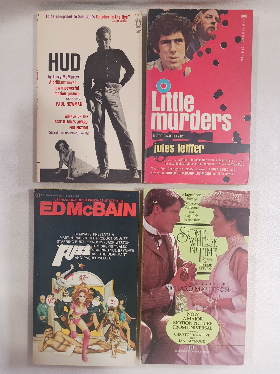 Book Lot Vintage Film Movie Novelization Tie-In Paperbacks UNCREASED SPINES VGC