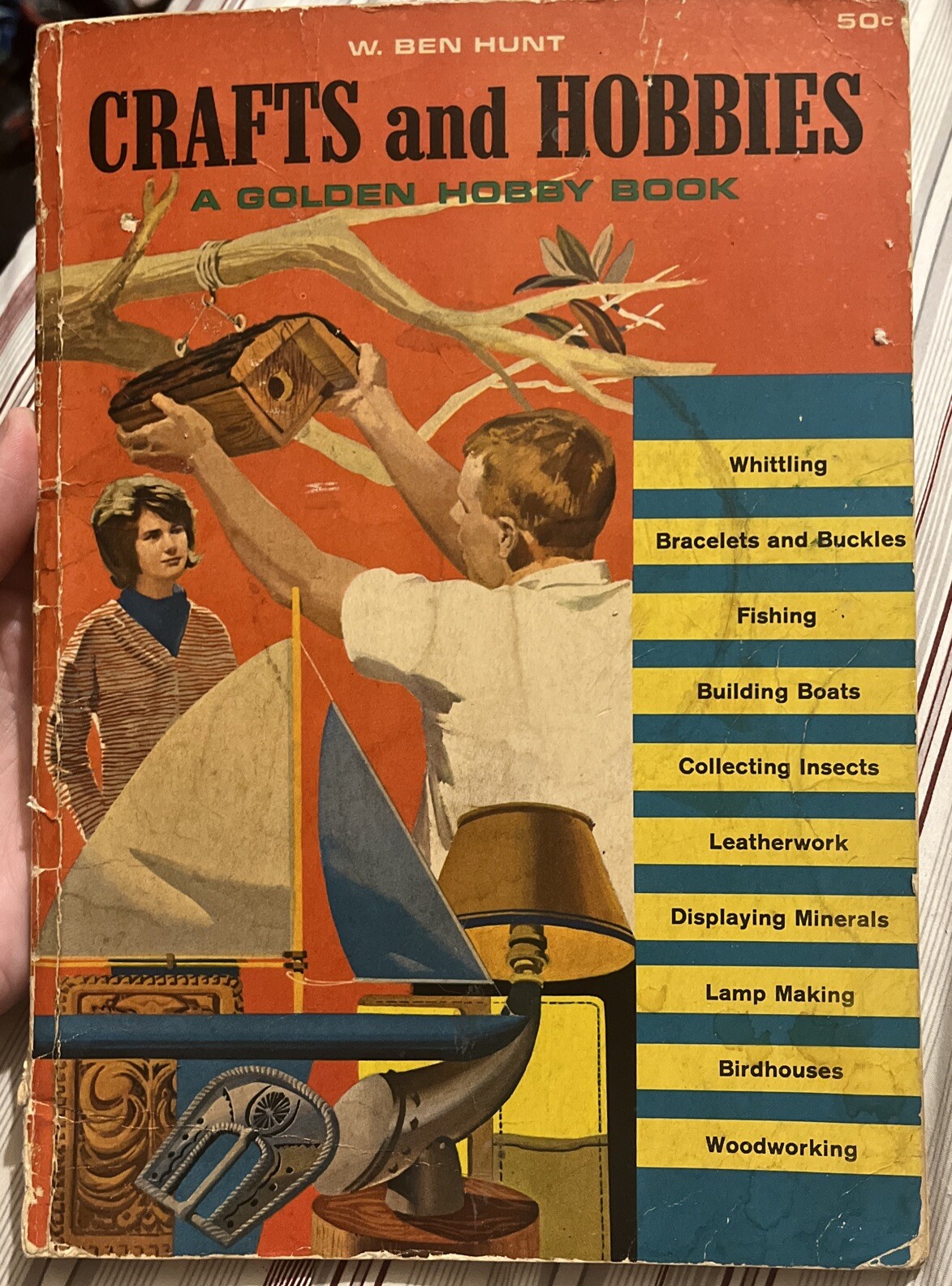 Vintage W. Ben Hunt Crafts and Hobbies A Golden Hobby Book Paperback 1964