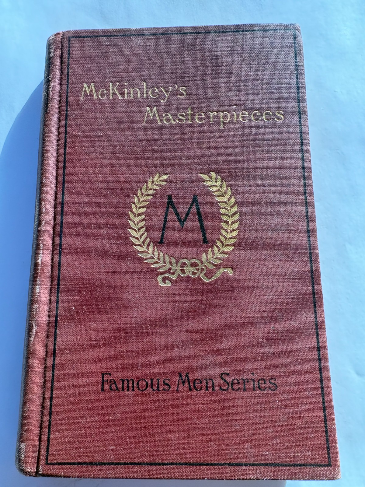 McKinley’s Masterpieces Famous Men’s Series 1896 2nd Ed. Hardcover Rare Original