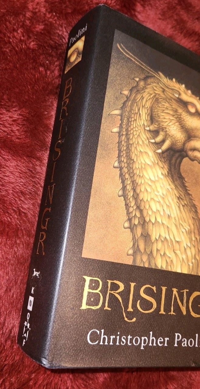 Christopher Paolini Brisinger Signed 1st Edition Autographed Hardcover 2008
