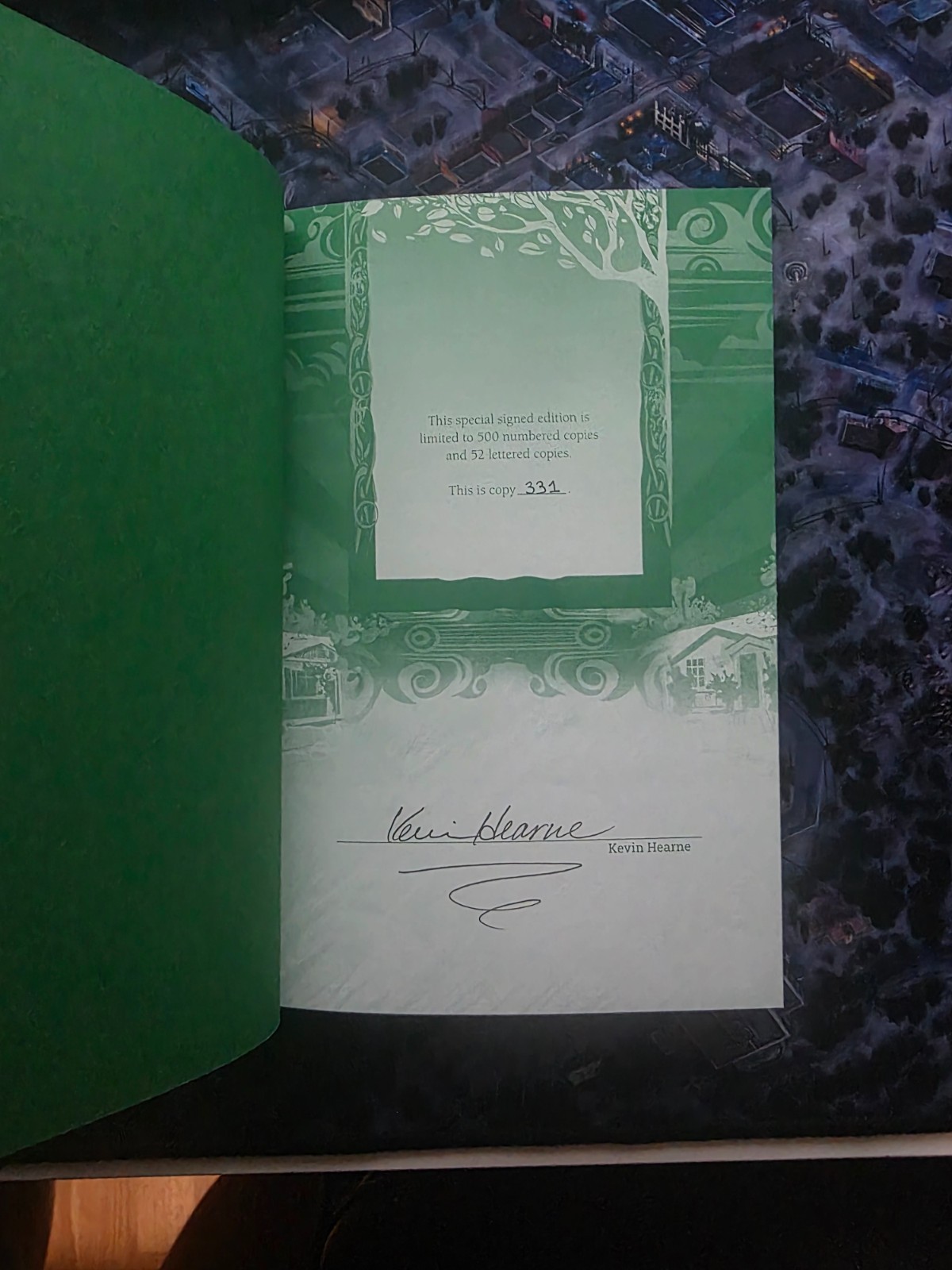 Kevin Hearne Hounded subterranean press Signed & Numbered #331