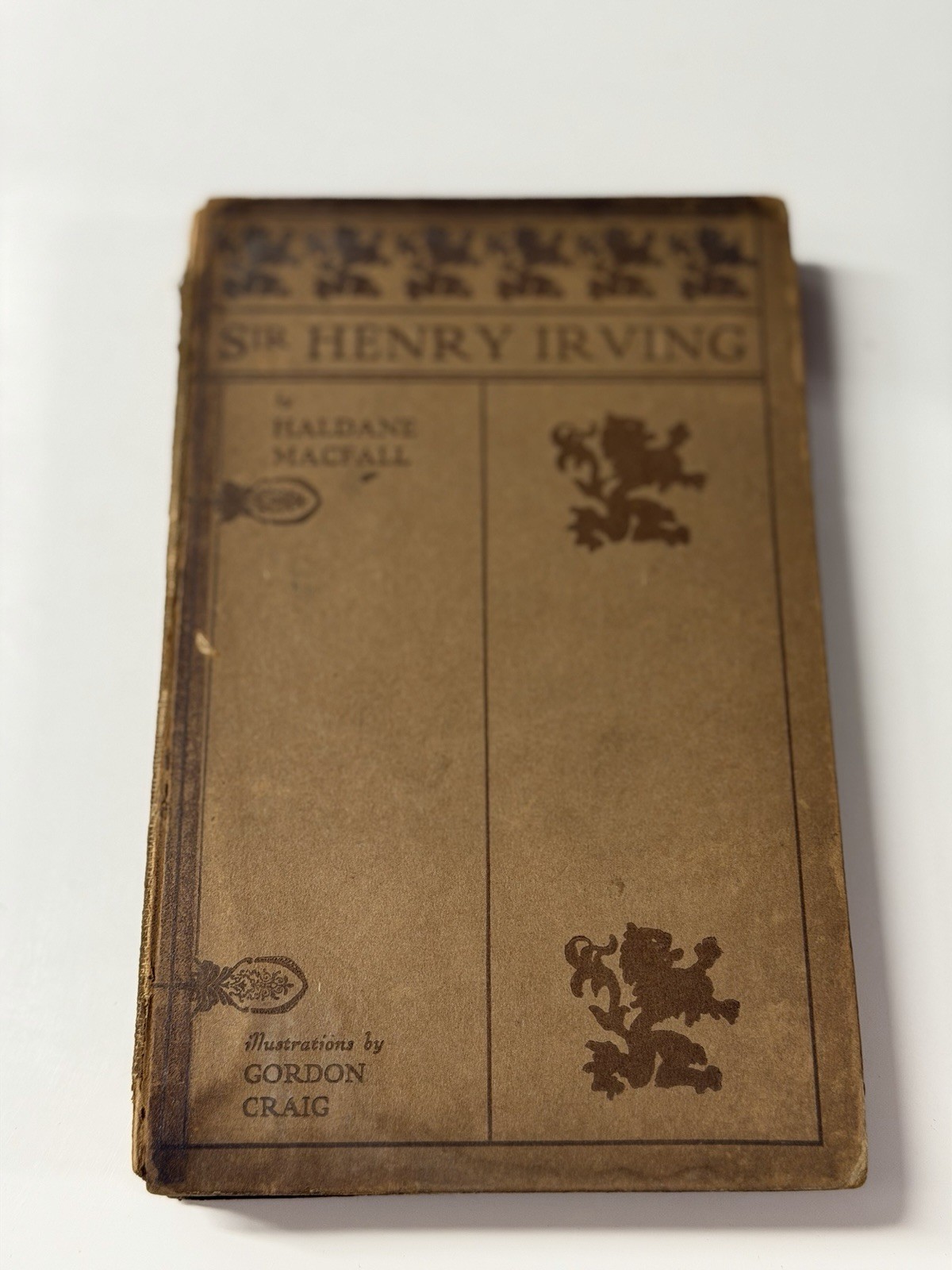 Sir Henry Irving Haldane MacFall 1906 Hardcover John W Luce Boston