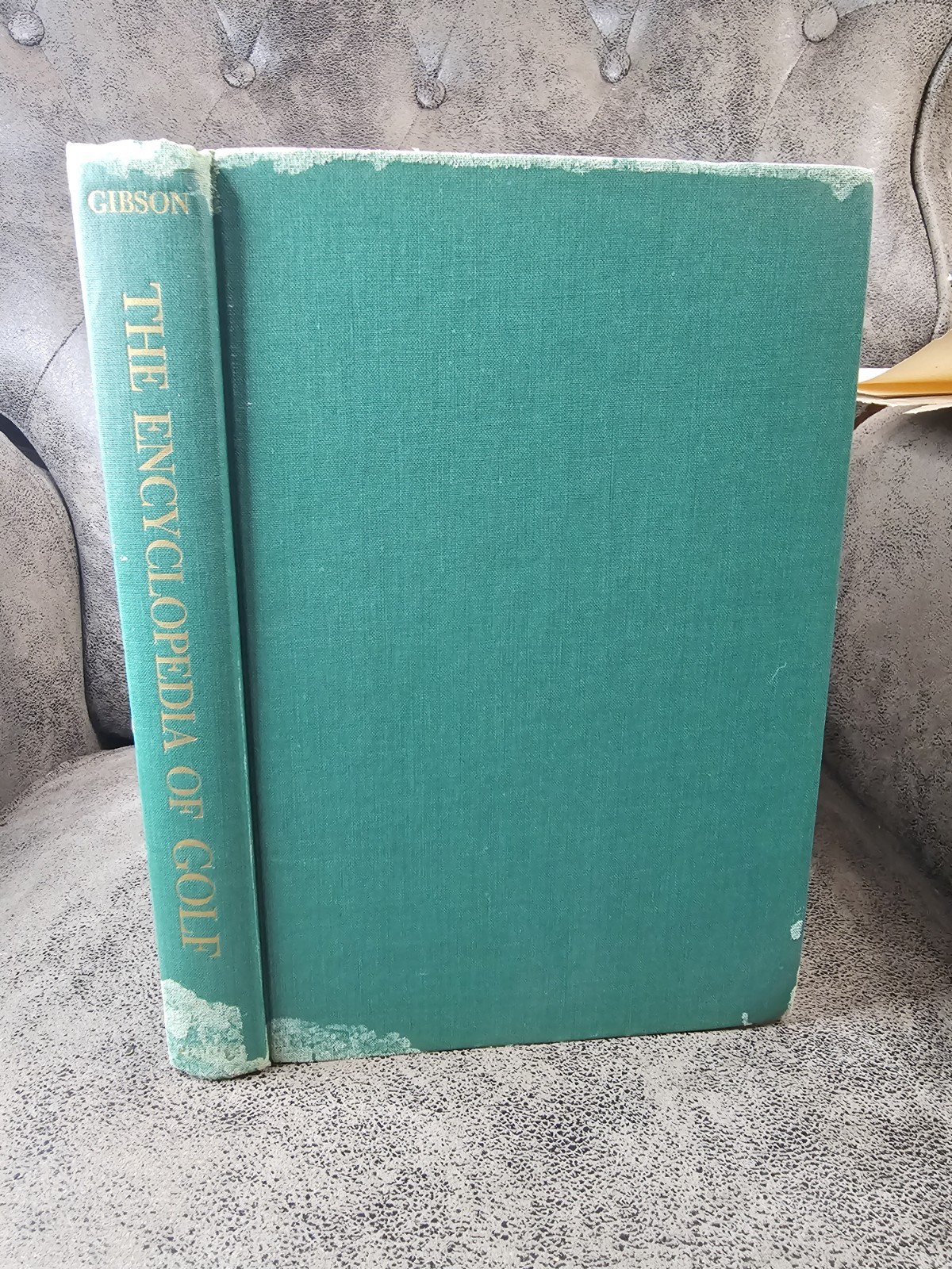 1958 Encyclopedia of Golf Nevin H Gibson A.S. Barnes HC DJ Golf History Records