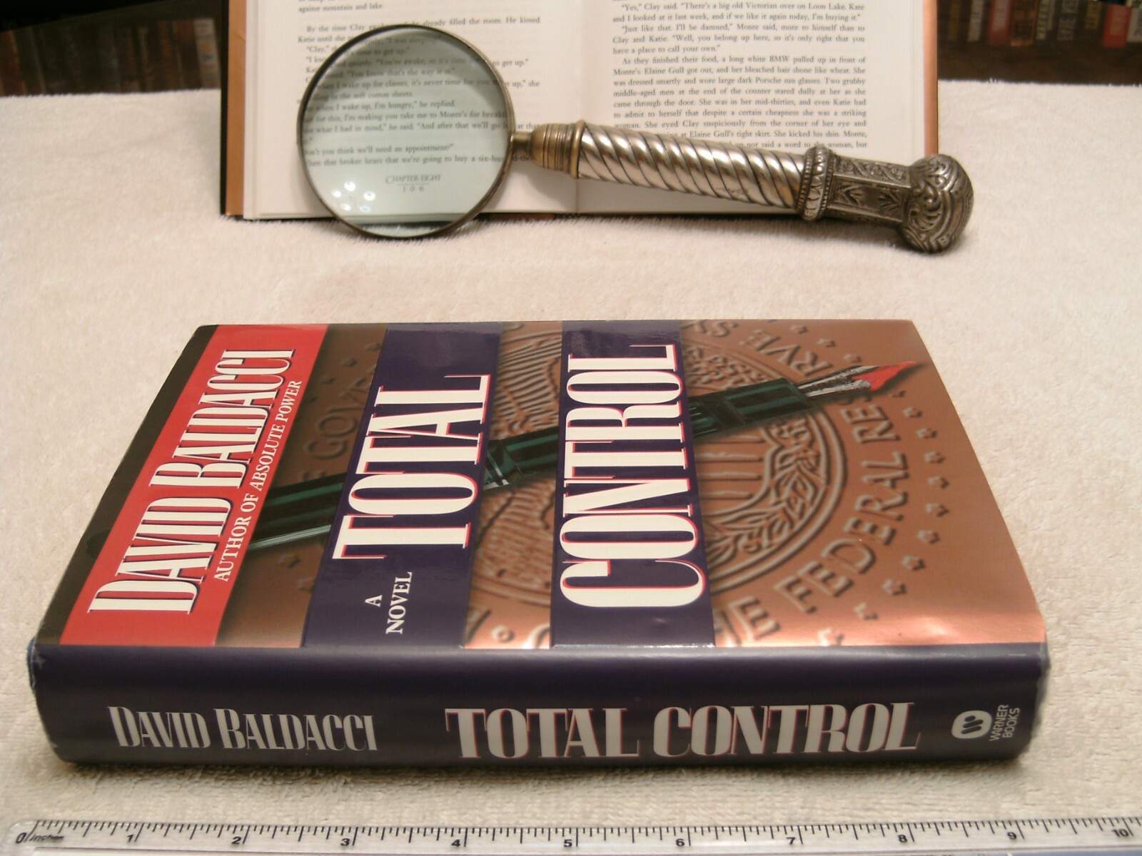 David Baldacci *TOTAL CONTROL* Signed HC/DJ 1st Edition-1st Printing