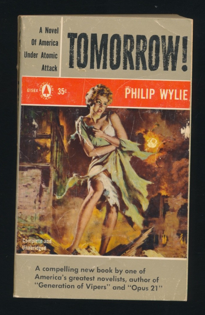 TOMORROW! by Philip Wylie 1956 Popular Library Paperback PB Pulp Sci Fi