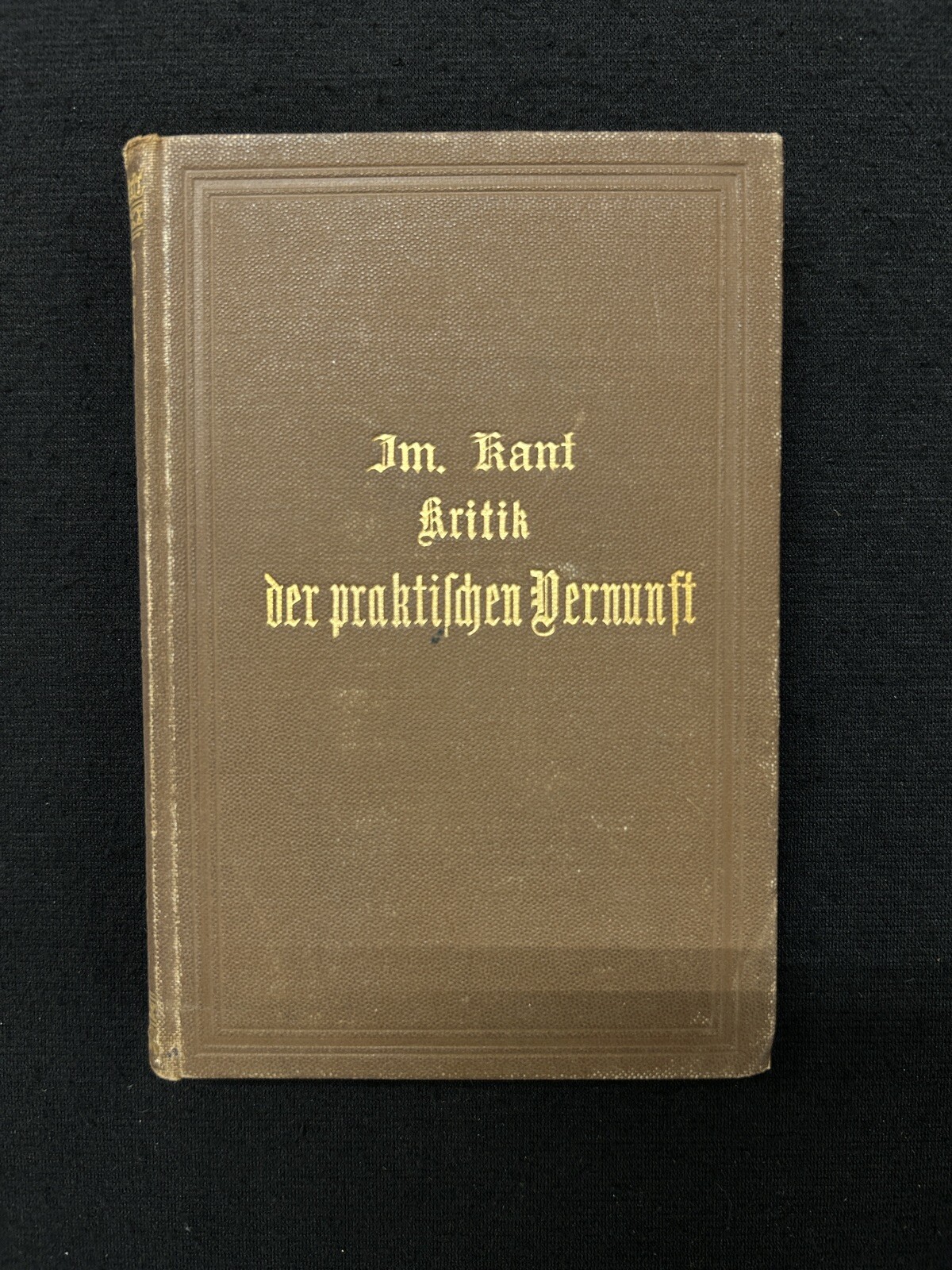Immanuel Kant KRITIK DER PRAKTISCHEN VERNUNFT Leipsig Kehrbach Philipp Reclam