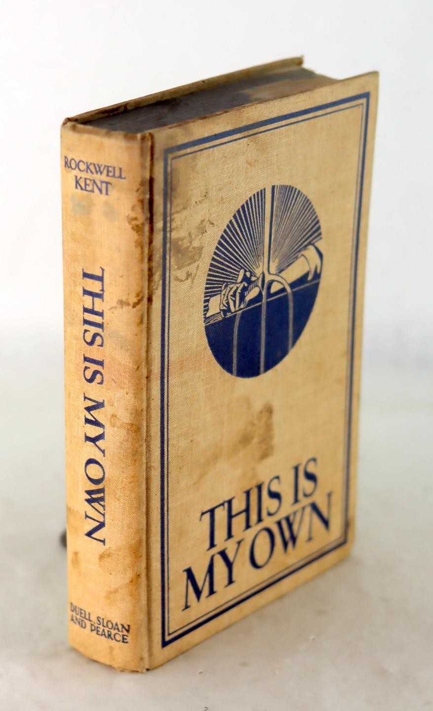 Rockwell Kent Signed 1st Ed 1940 This Is My Own Biography Artist Printmaker HC