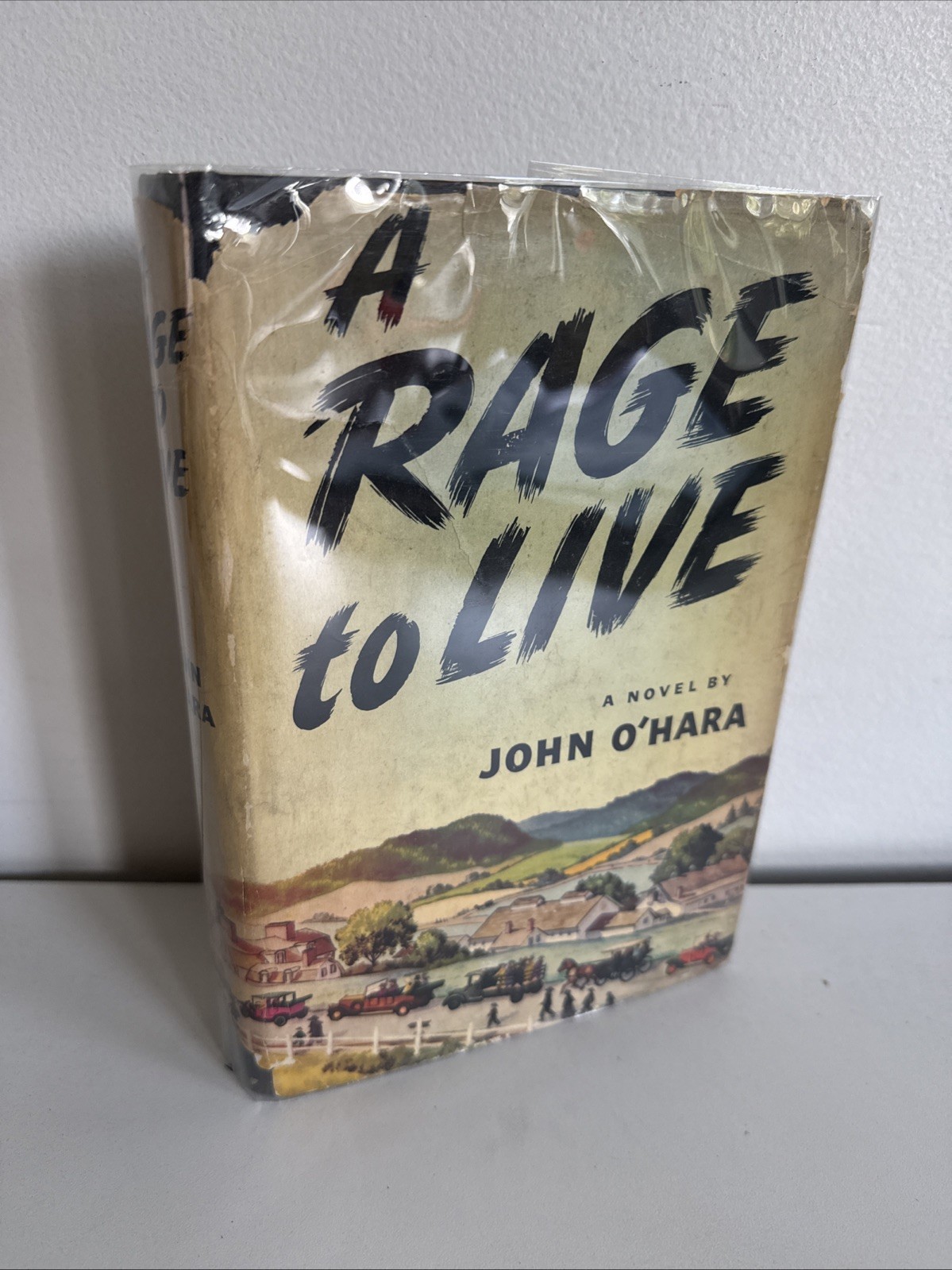 JOHN O’HARA A Rage to Live Book AUTO SIGNED Novel 1st Edition 1949 Book HC DJ