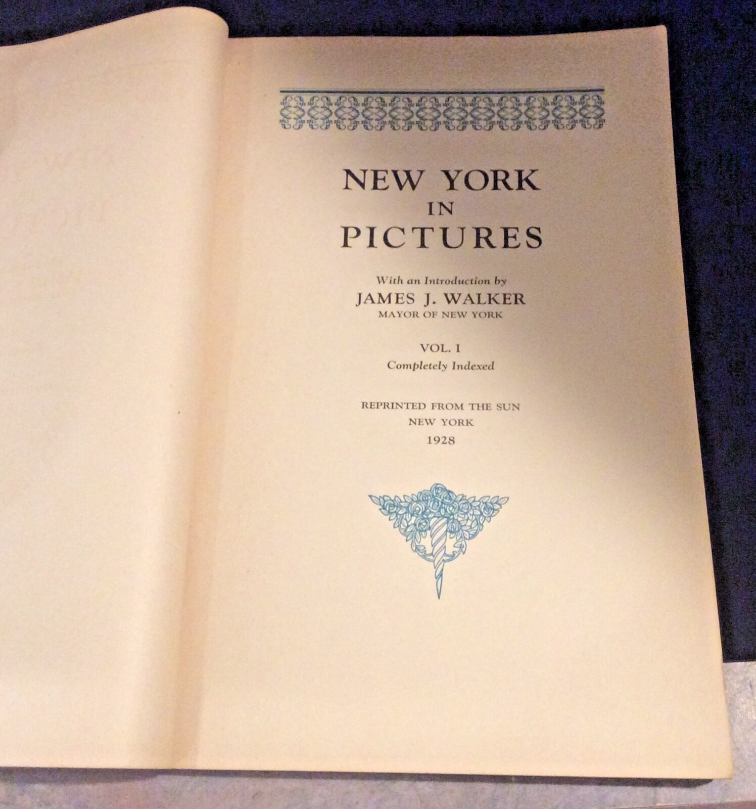 New York in Pictures Volume I & II – Reprinted From the New York Sun 1928