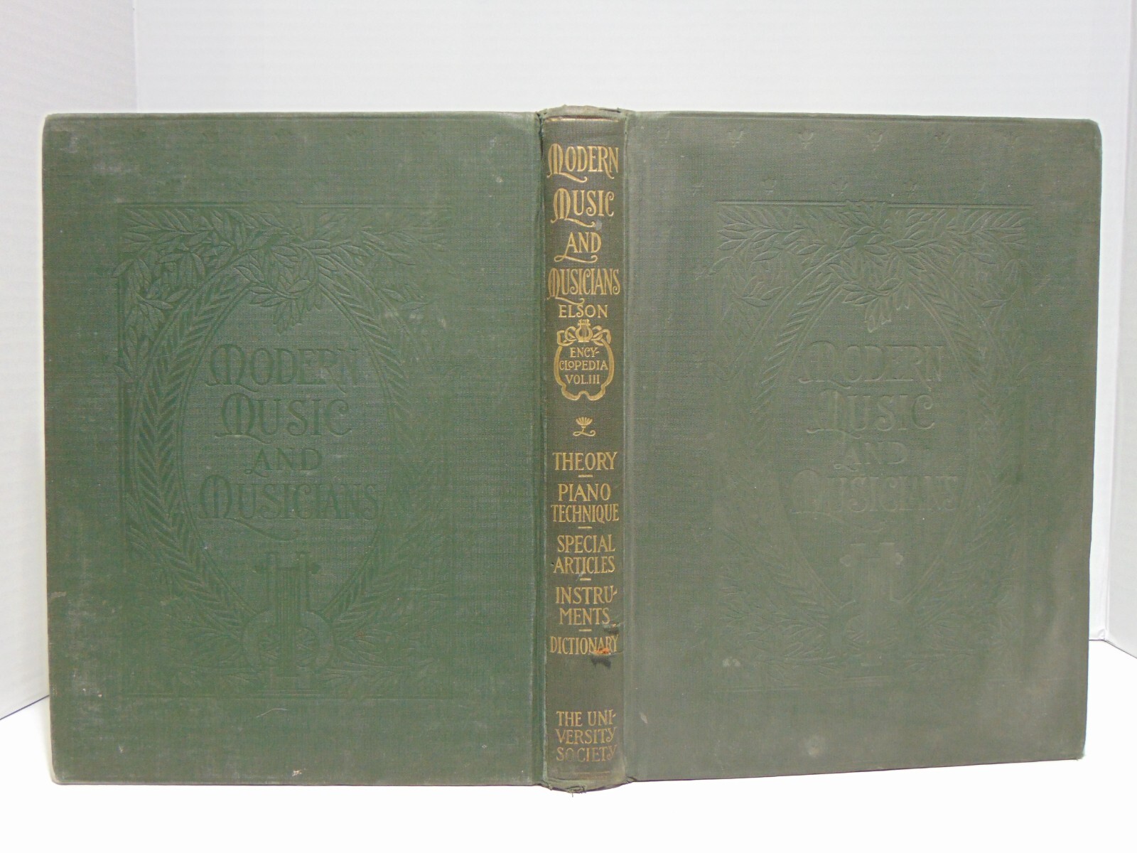 Modern Music and Musicians Part Two: Encyclopedia Volume III 1912 Louis C Elson