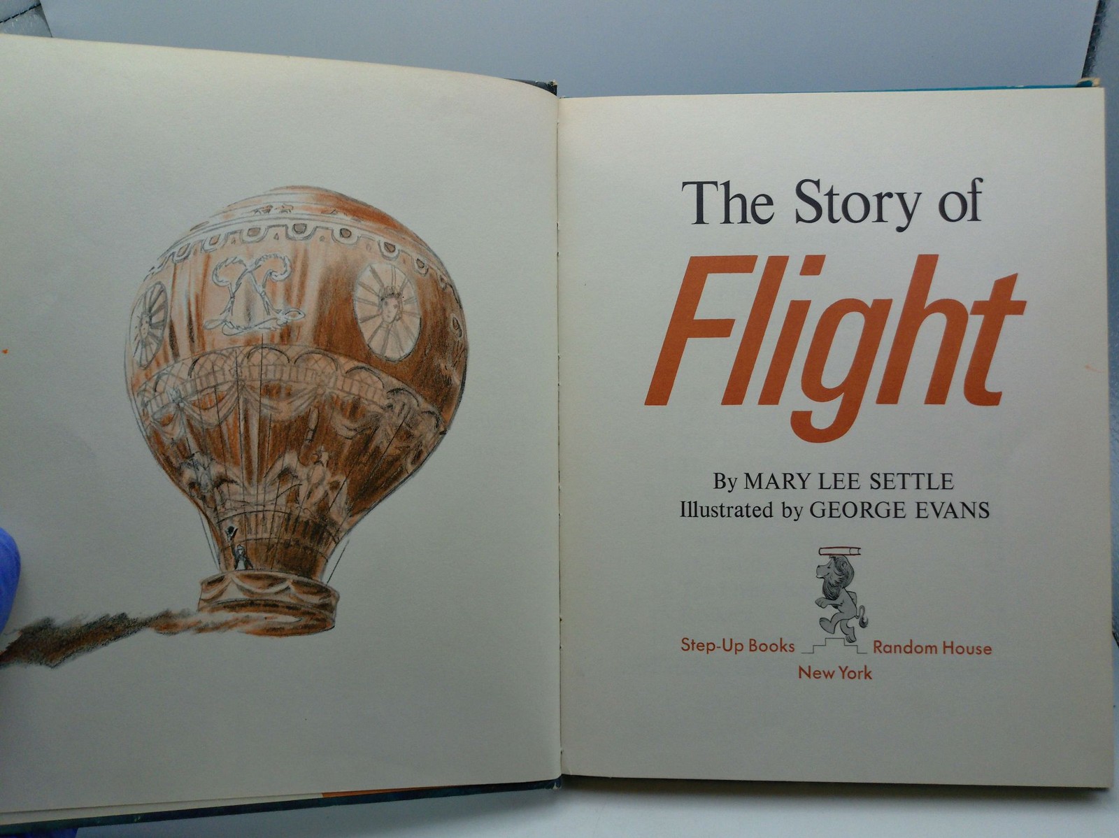 The Story of Flight by Mary Lee Settle Step Up Books Vintage 1967 Aviation Space
