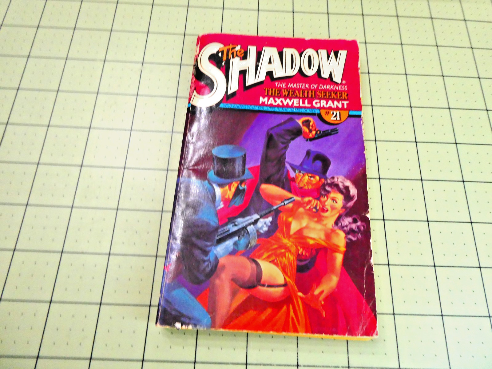 „The Shadow: The Wealth Seeker“ 21, Jove/HBJ mass market paperback, 1978: