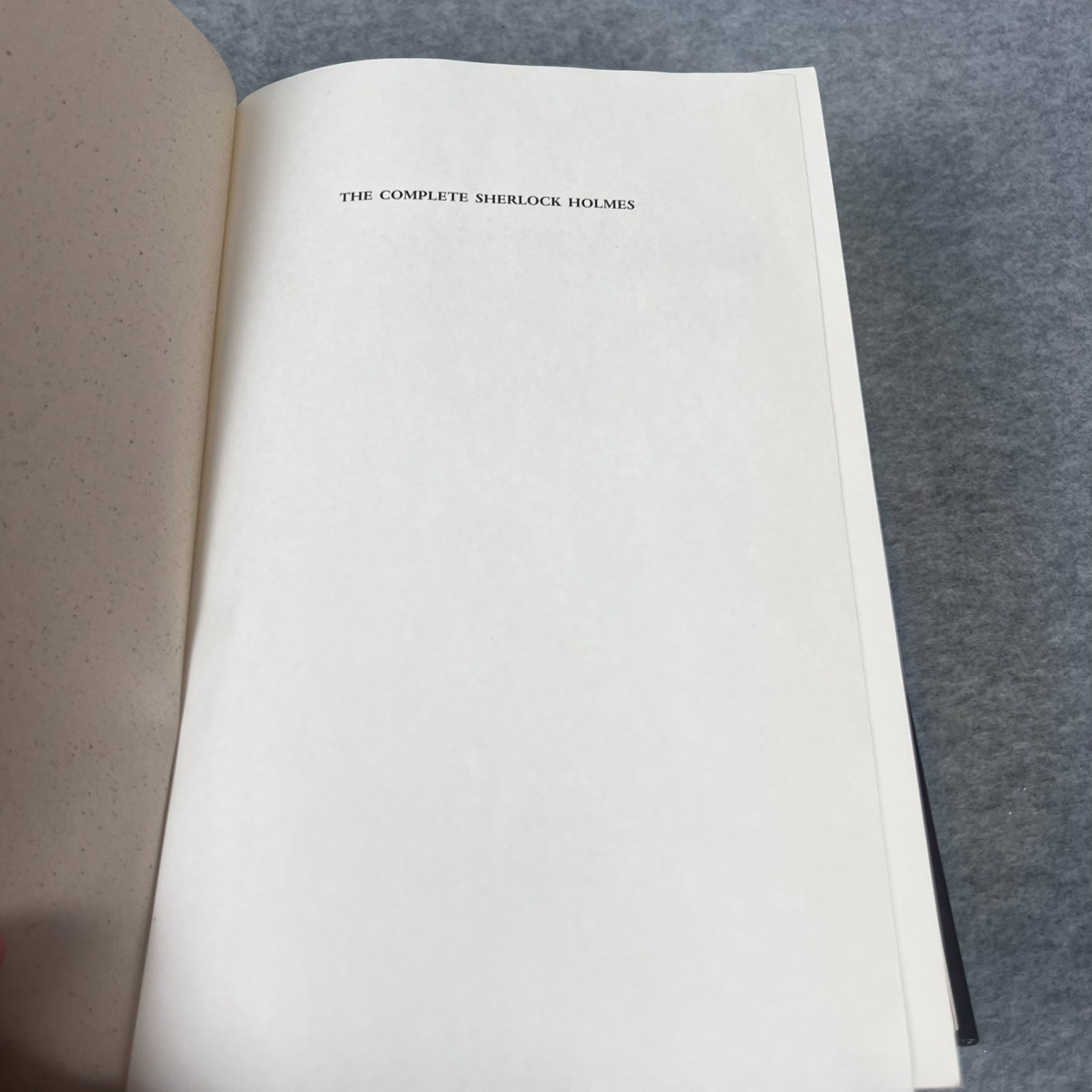 The Complete Sherlock Holmes Barnes & Noble Leather Decorative Book