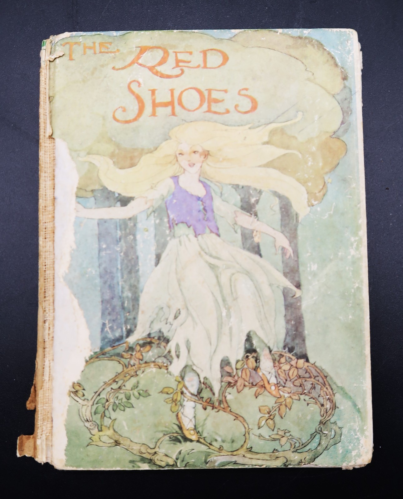 Vtg Red Shoes Hans Christian Andersen Thomas Nelson Sons Anne Anderson 1928 HTF