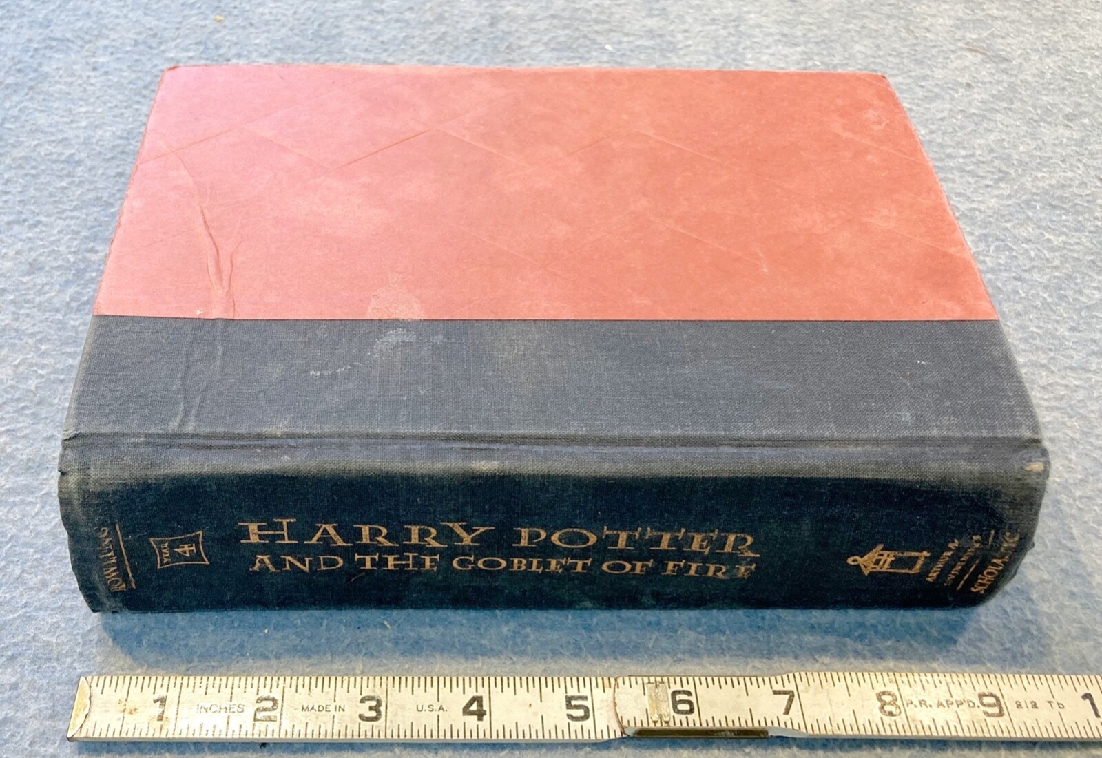 HARRY POTTER Goblet of Fire J.K. ROWLING 1ST AMERICAN ED. 0439139597