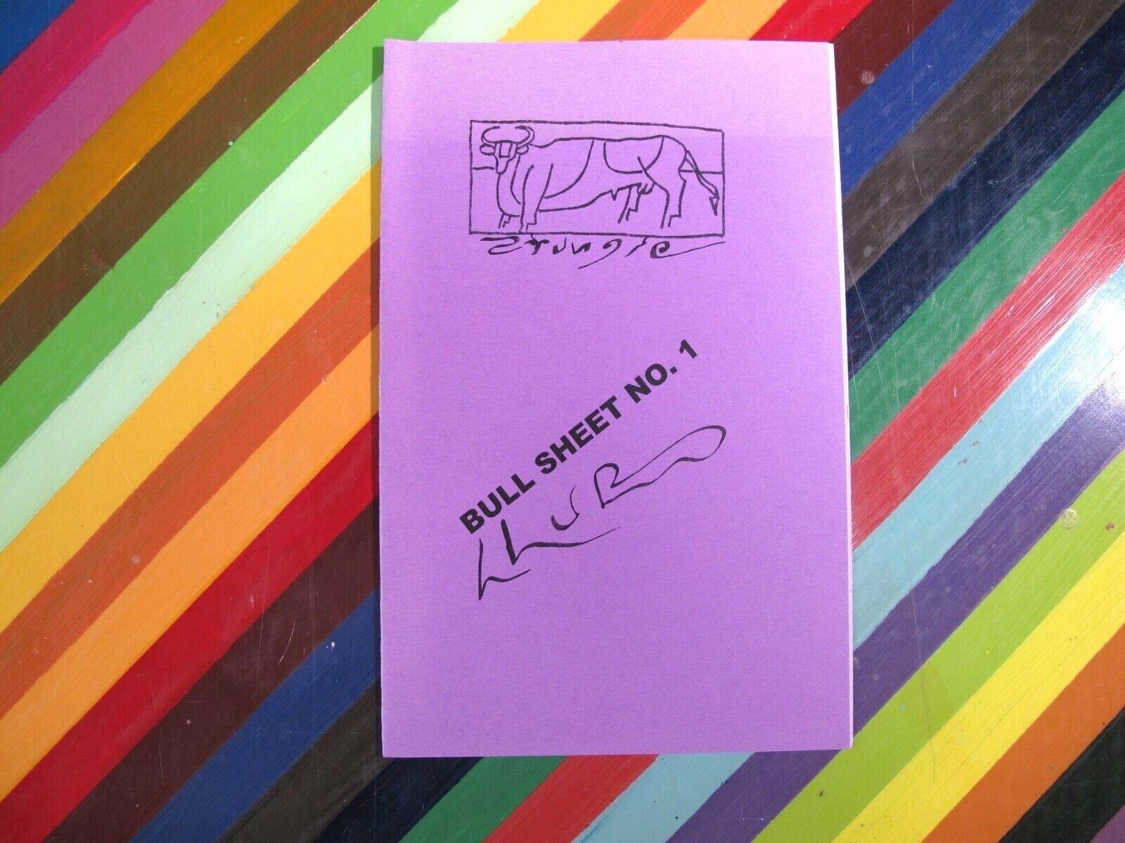 Luna Bisonte zine Bull Sheet #1 Don Boyd John Bennett 2007