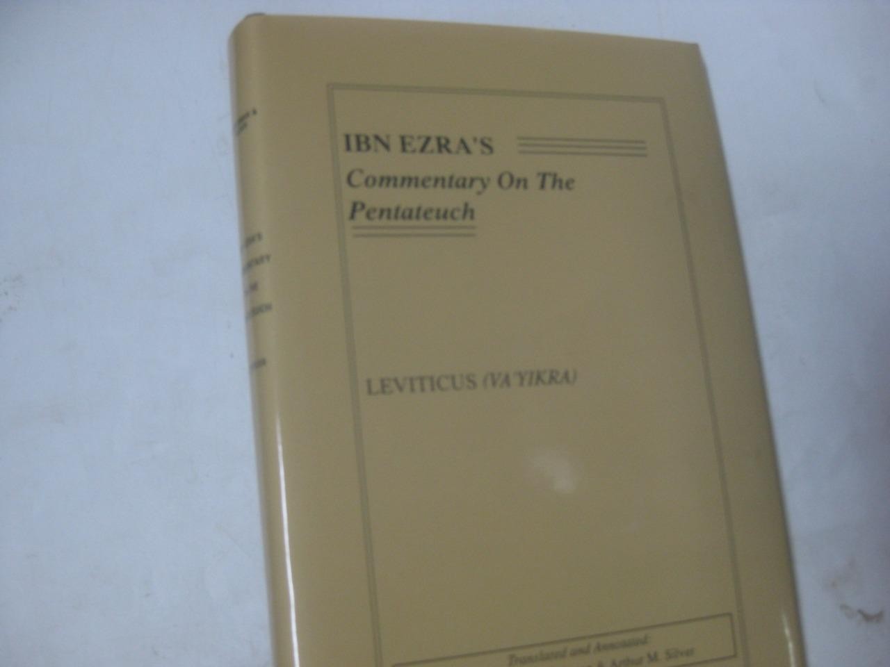 NEW COPY Ibn Ezra’s Commentary on the Pentateuch, Vol. 3: Leviticus