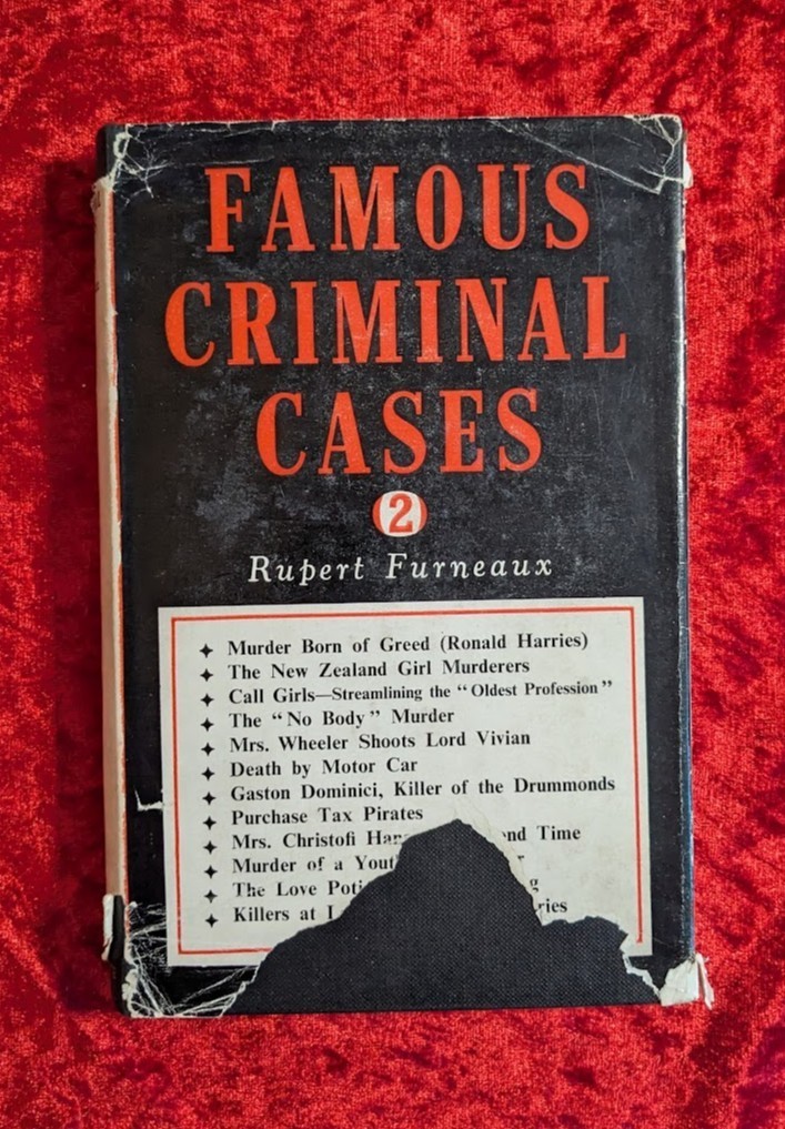 FAMOUS CRIMINAL CASES 2 by RUPERT FURNEAUX – Allan Wingate – 1955 – Hardback D/W