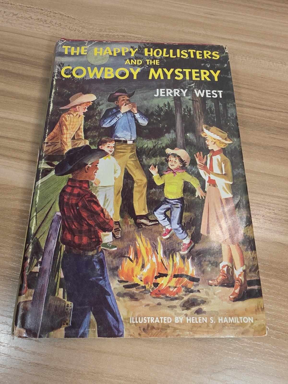 The Happy Hollisters And The Cowboy Mystery 1961 HB/Dust Cover by Jerry West