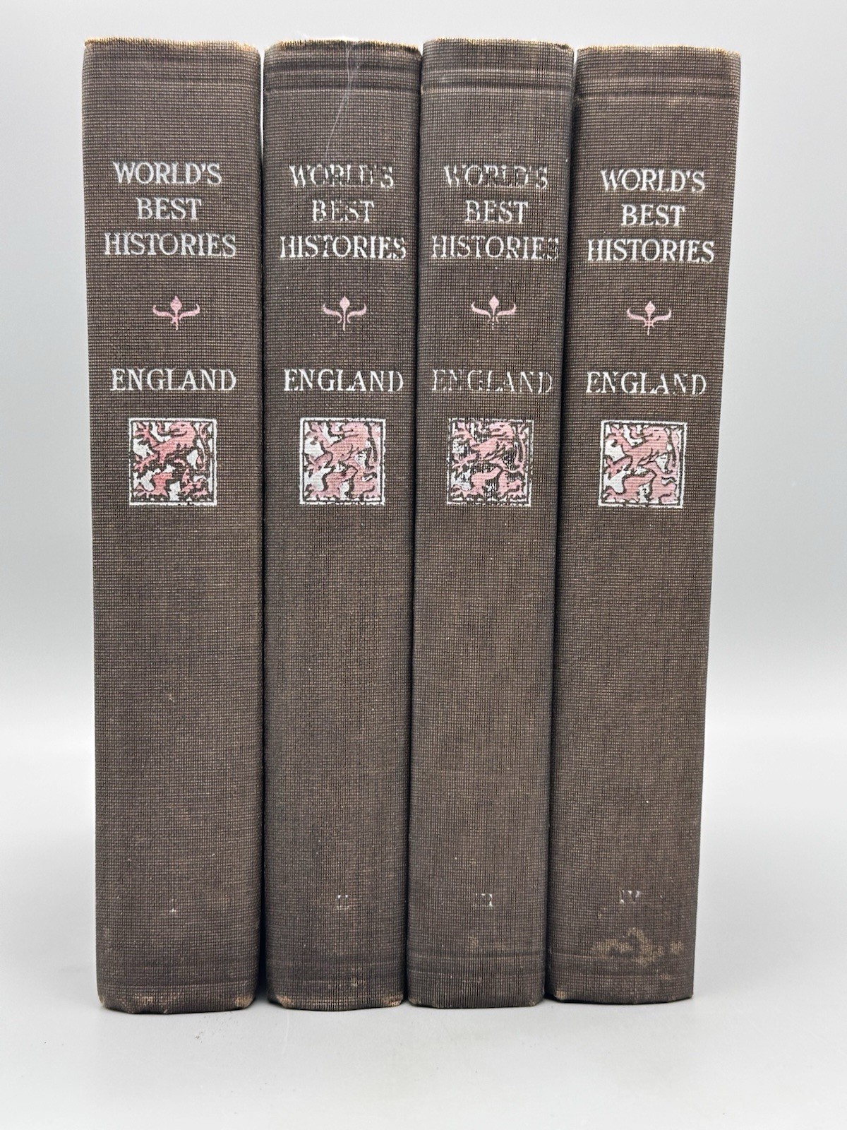 World’s Best Histories ENGLAND by John Richard Green Vol 1-4 Complete Set HC!