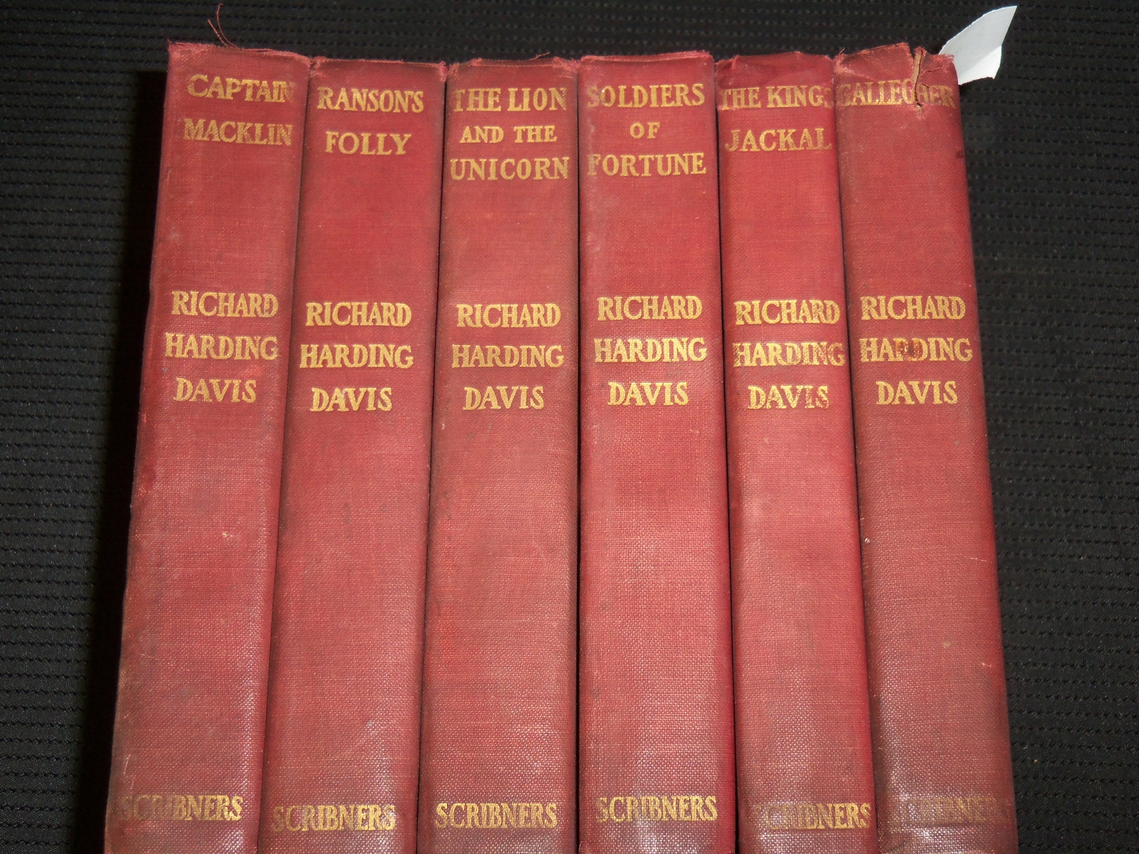 1891-1903 RICHARD HARDING DAVIS BOOKS LOT OF 6 – GIBSON – REMINGTON – KD 1990