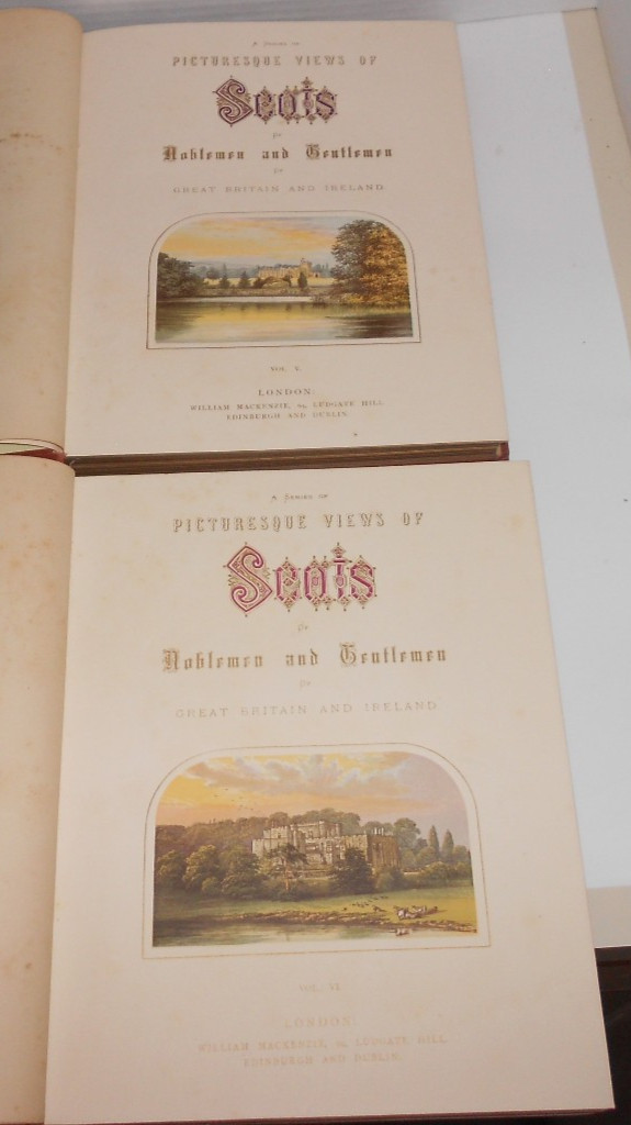 1880s County Seats of The Noblemen Gentlemen of Great Britain & Ireland SET 1-6