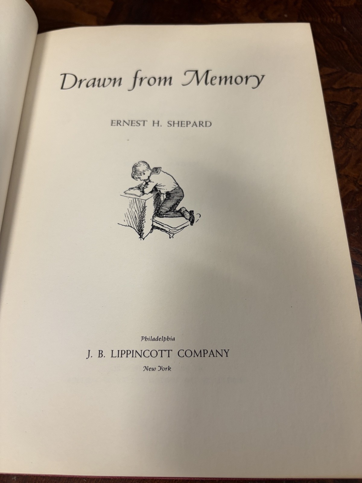 Drawn From Memory by Ernest H Shepard First American HBDJ 1957