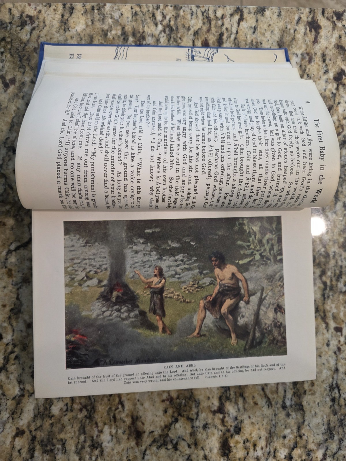 Vintage 1932 „Story of The Bible“ By Hurlbut, Hard Copy, Color Illustrated
