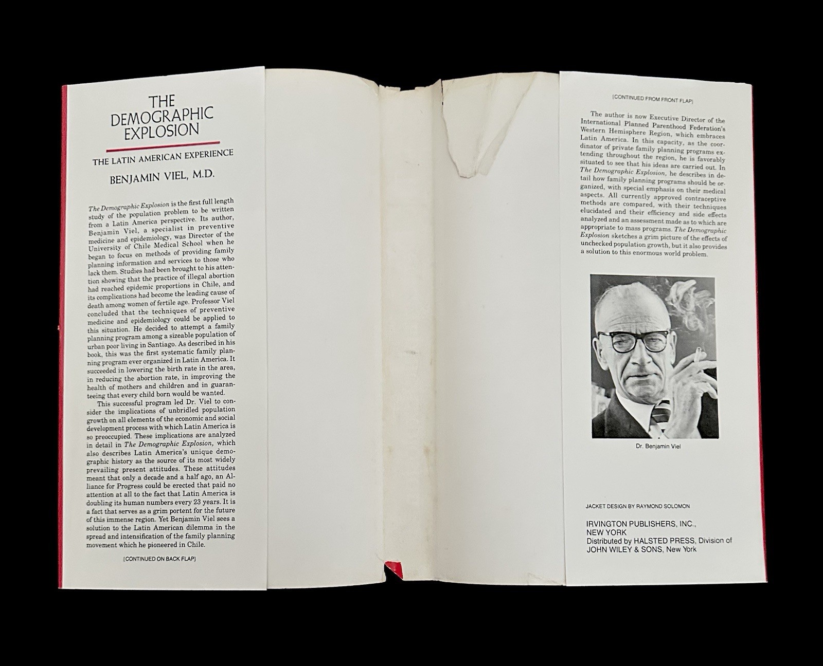 SIGNED Demographic Population & Public Health Latin 1976 Viel HCDJ Assoc Copy