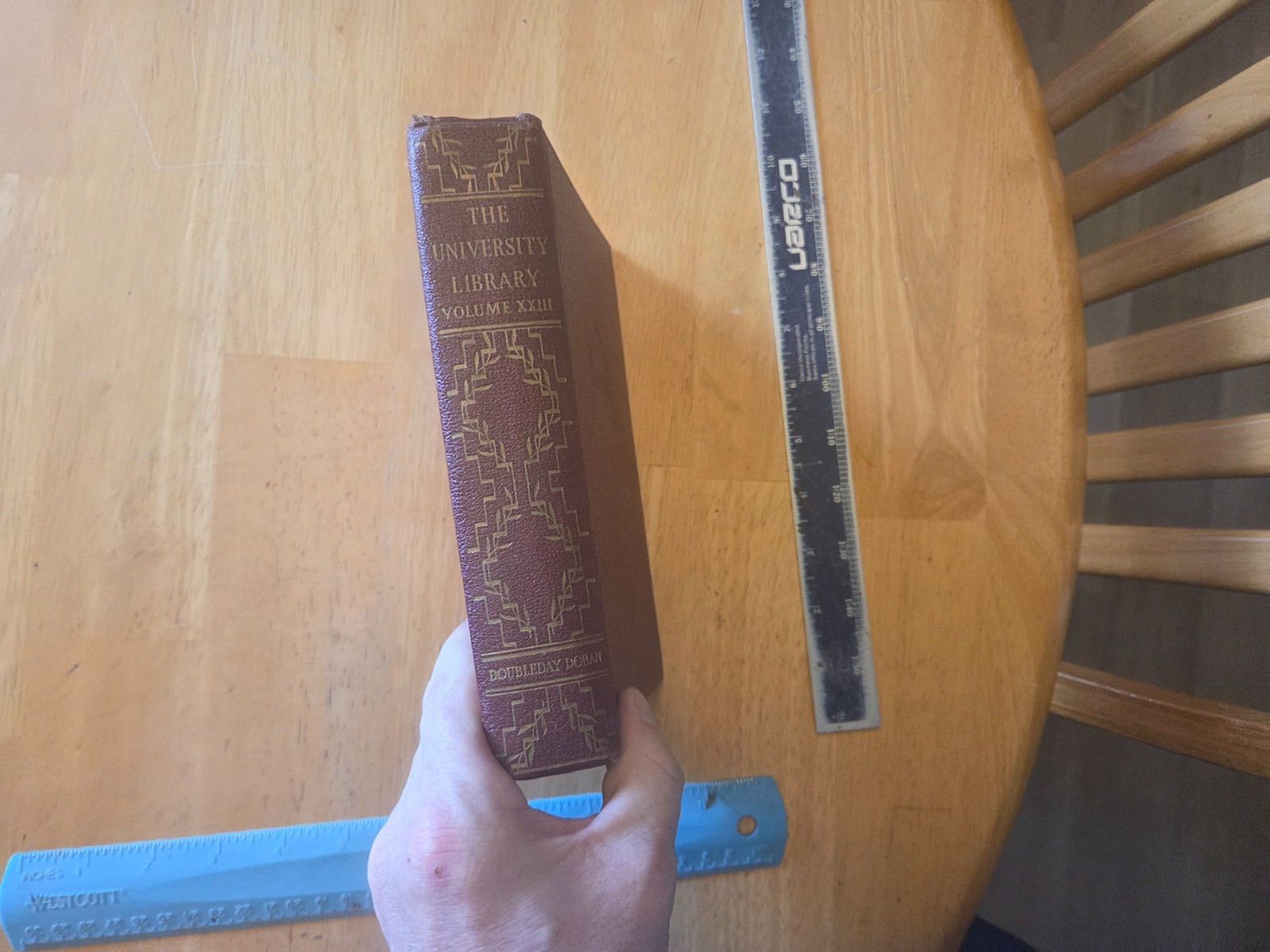 The University Library – Volume XXIII – John Huston Finlay – 1936 Doubleday Hard