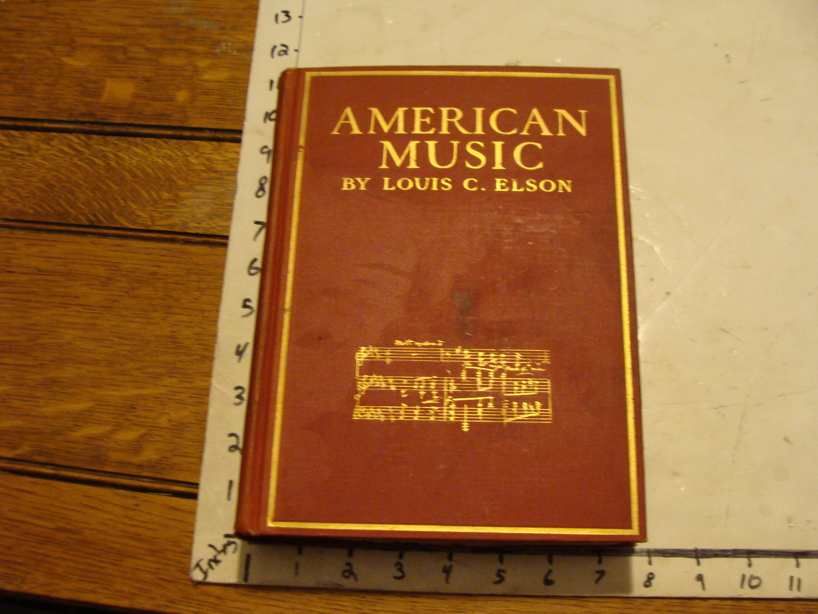 vintage book: HISTORY OF AMERICAN MUSIC Louis C. Elson, 1904, inscribed by Elson
