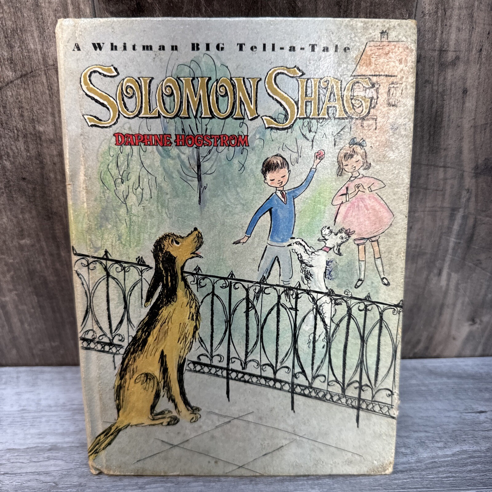 Vintage Solomon Shag By Daphne Hogstrom Whitman Big Tell-A-Tale 1965 Whitman Pub