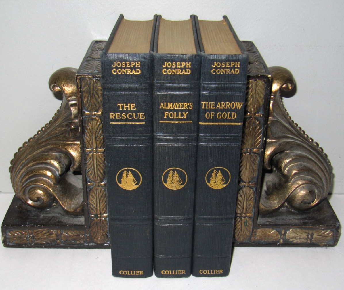 Lot of 3 vintage Joseph Conrad hardback Collier books 1928