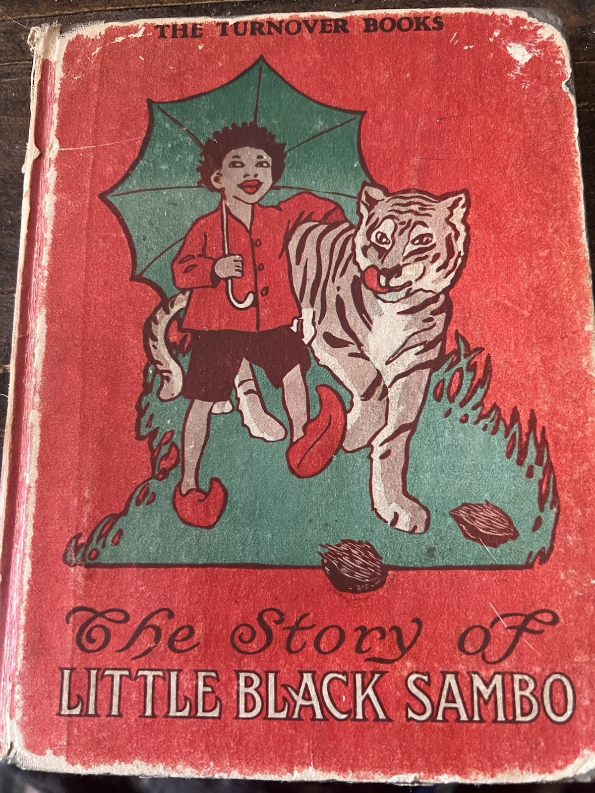 Story of Little Black Sambo/Peter Rabbit, Turnover Book 1910 and a newer copy