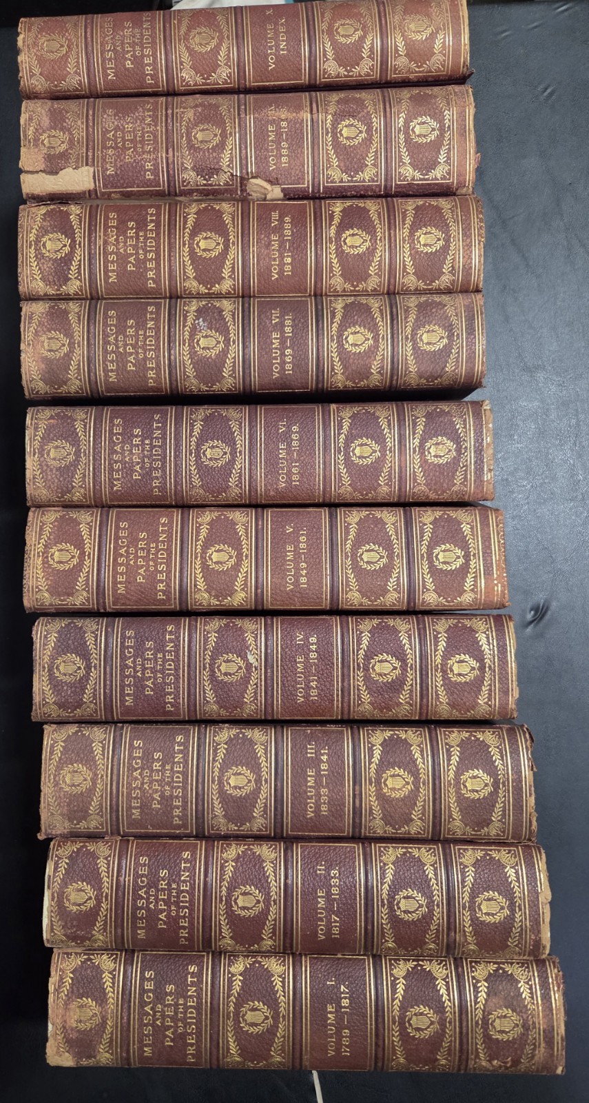 A Compilation of the Messages and Papers of the Presidents, J.D. Richardson 1899