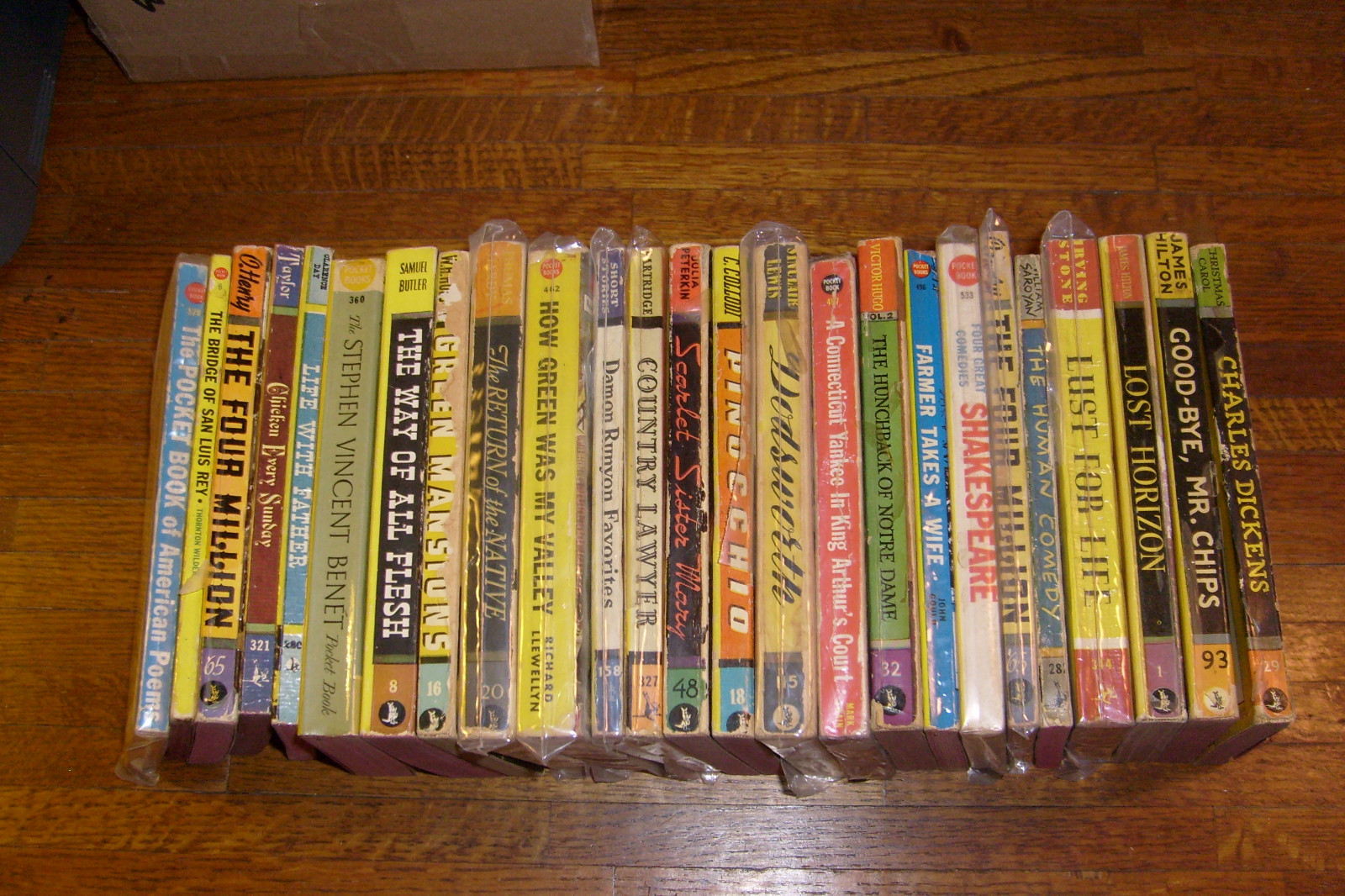 25 VINTAGE PAPERBACKS: POCKET CLASSICS, literature