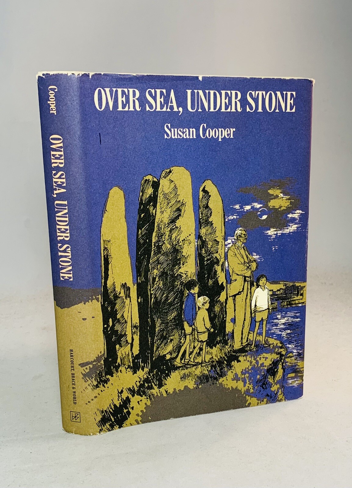 Over Sea, Under Stone-Susan Cooper-VERY RARE Early Printing w/ Org DJ!!-FG-1965