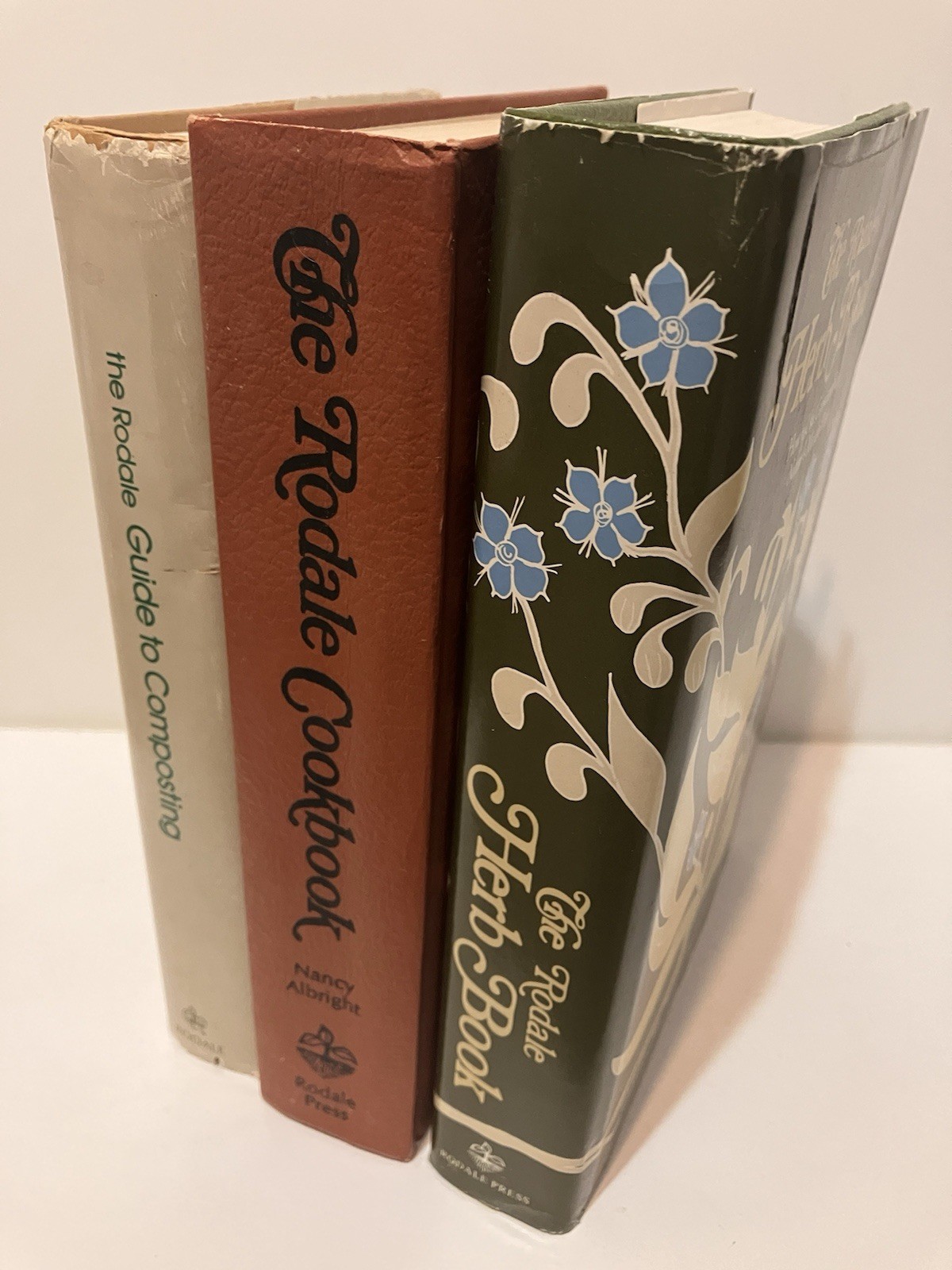 RODALE PRESS Rodale Cookbook – Guide to Composting – The Rodale Herb Book Lot