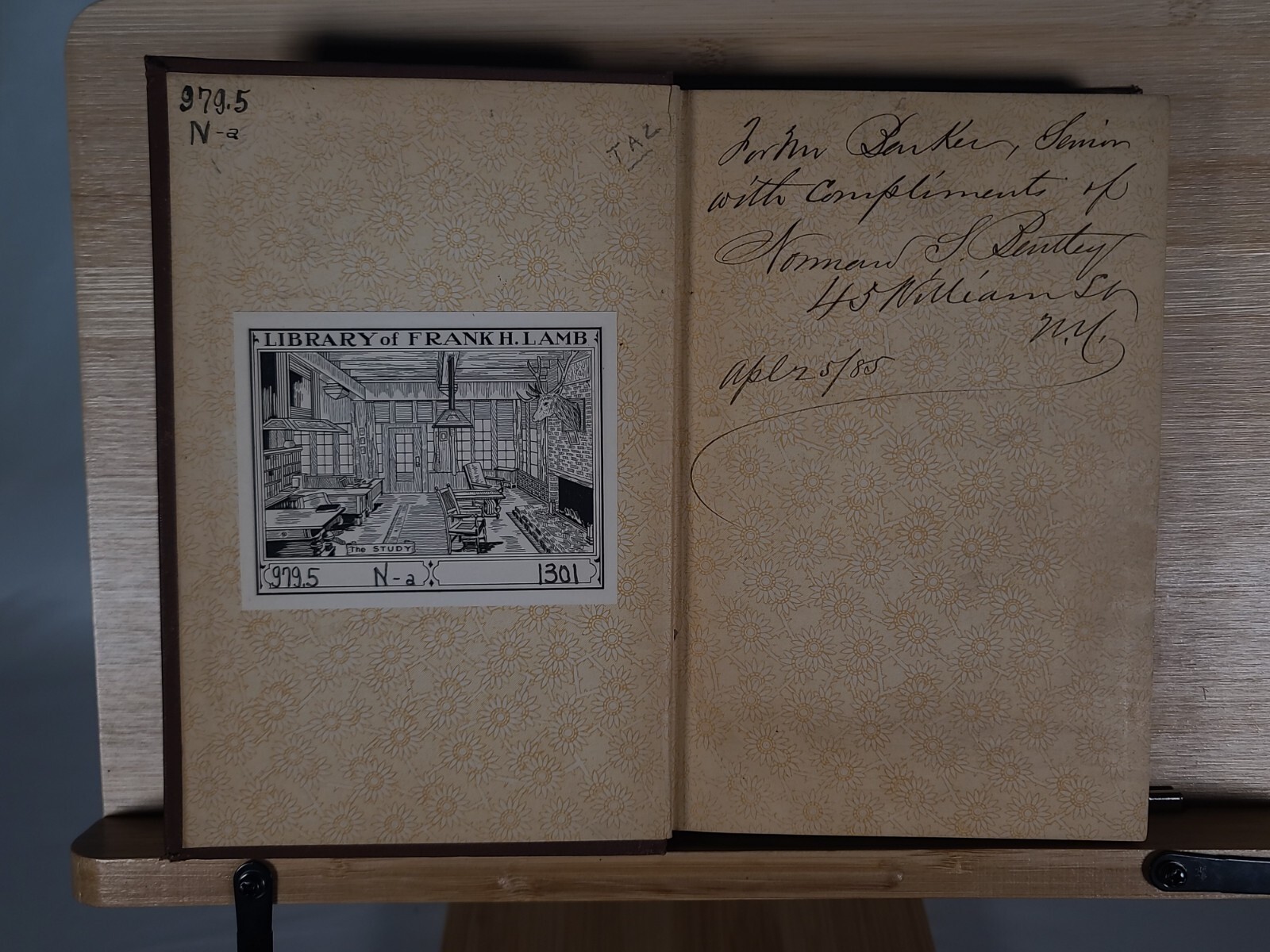 *SIGNED* Two Years In Oregon, Wallis Nash 1882 Illustrated Westward Travel Brown
